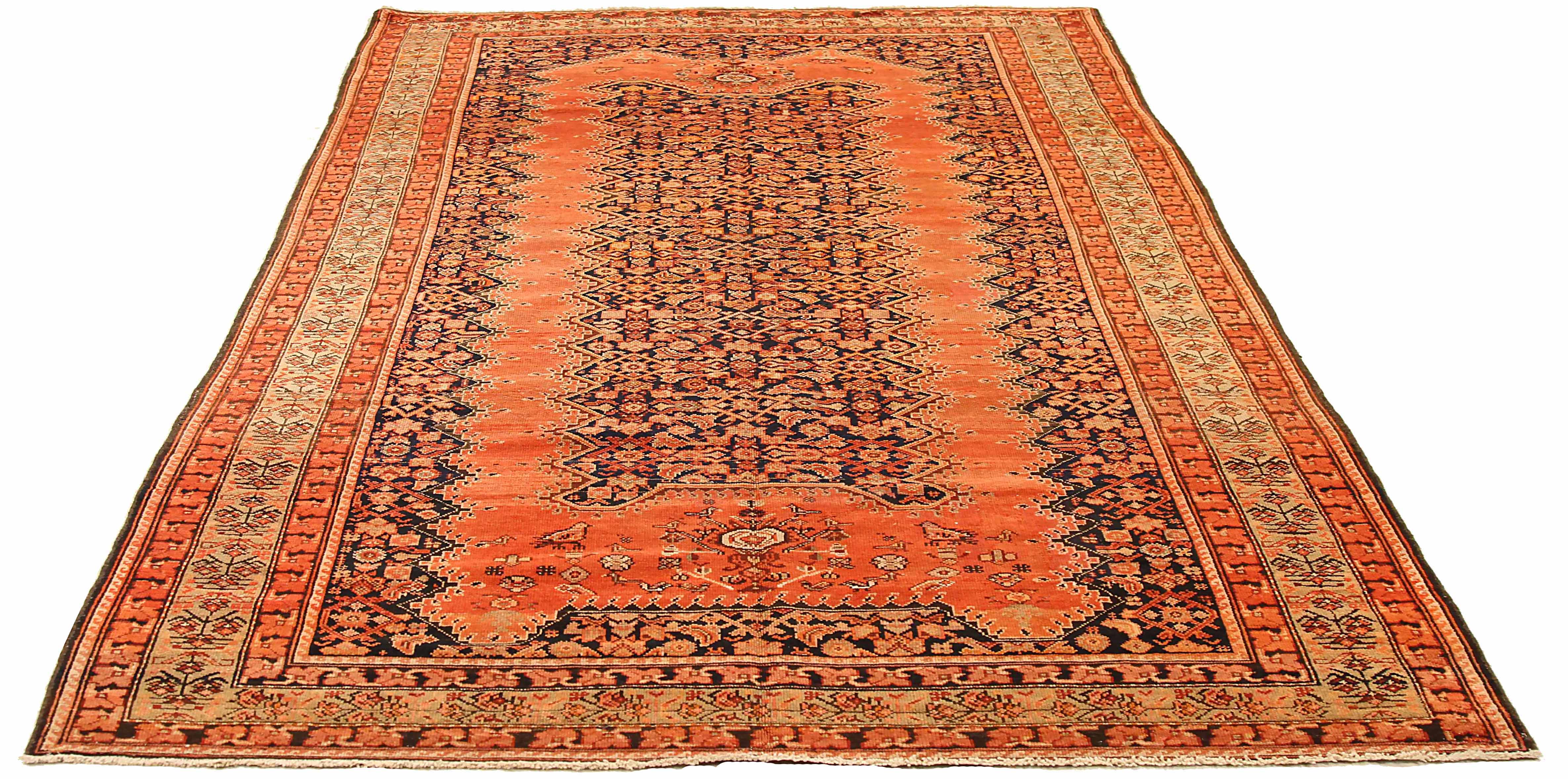 Thumbnail 3 for Antique Persian Malayer Traditional Rug 71906