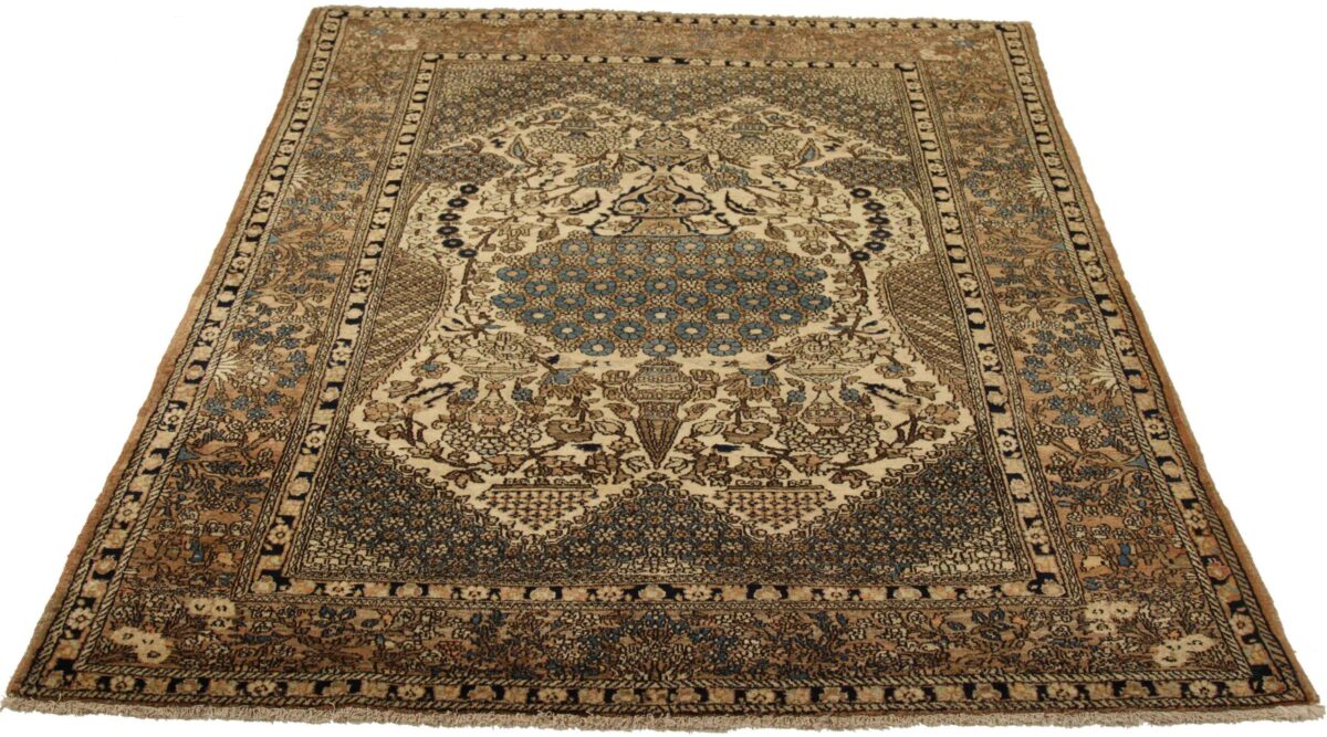 Thumbnail 12 for Antique Persian Isfahan Traditional Rug 71923