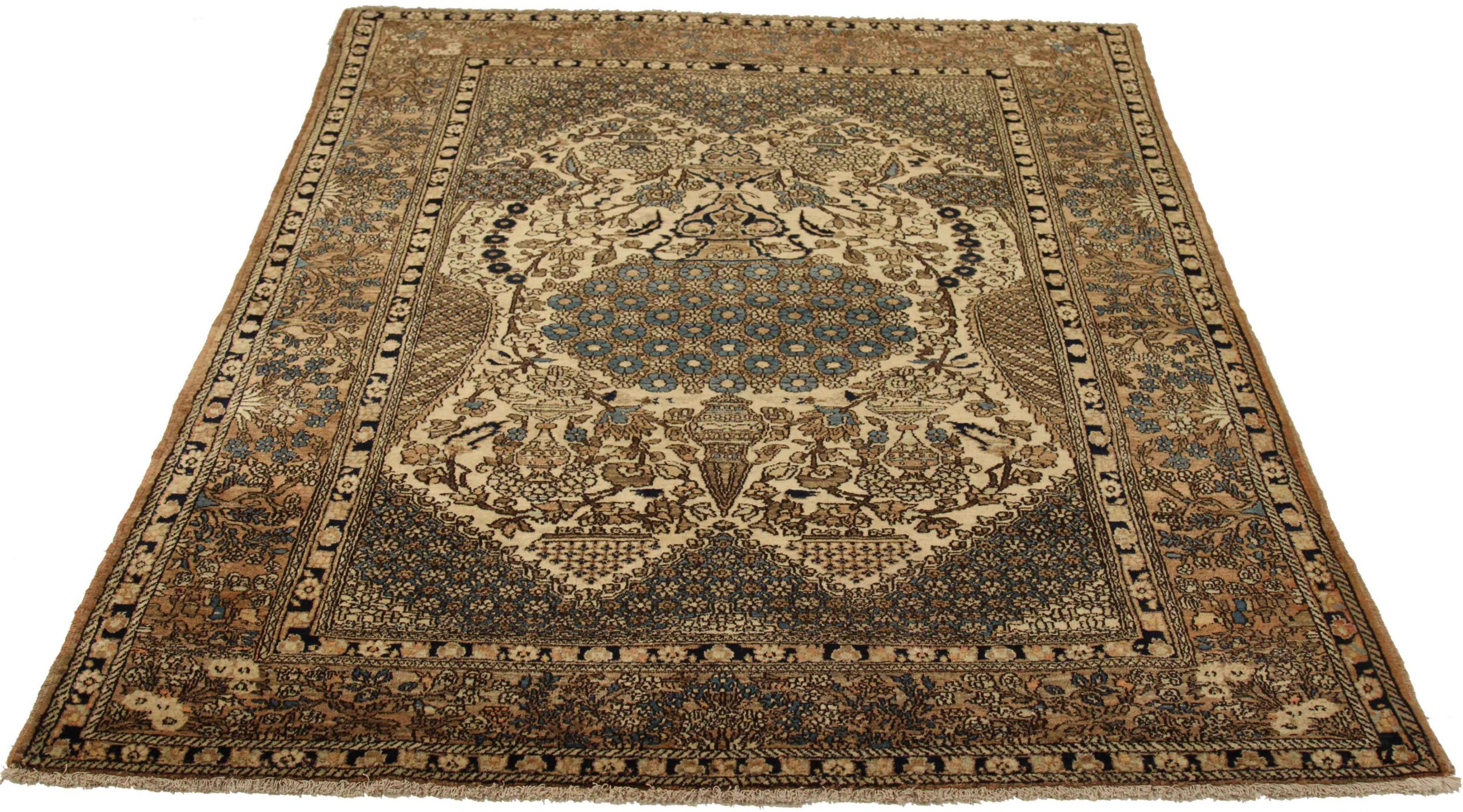 Thumbnail 8 for Antique Persian Isfahan Traditional Rug 71923