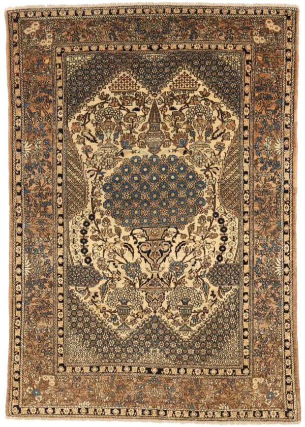 Thumbnail 13 for Antique Persian Isfahan Traditional Rug 71923
