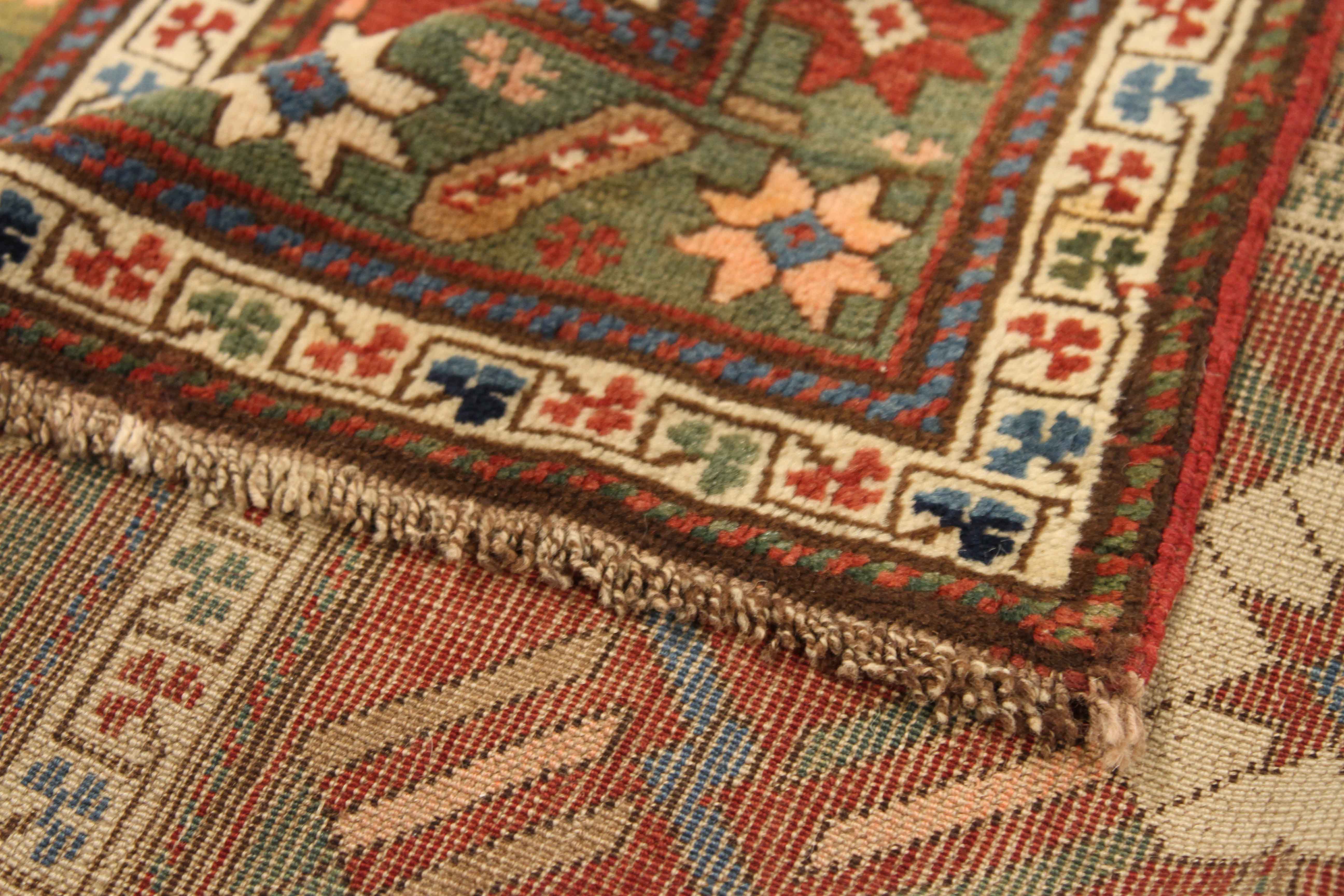 Thumbnail 2 for Antique Russia Traditional Rug 71864