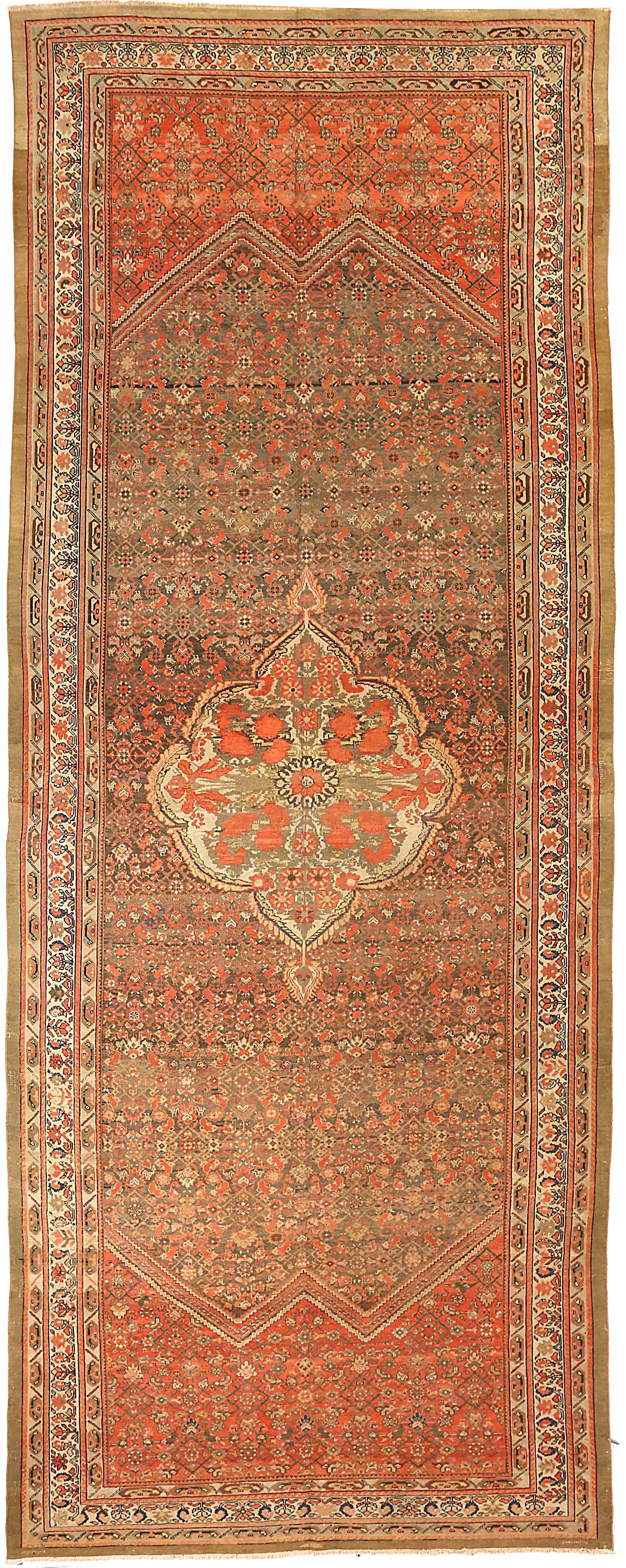 Thumbnail 3 for Antique Persian Malayer Transitional Rug 71870
