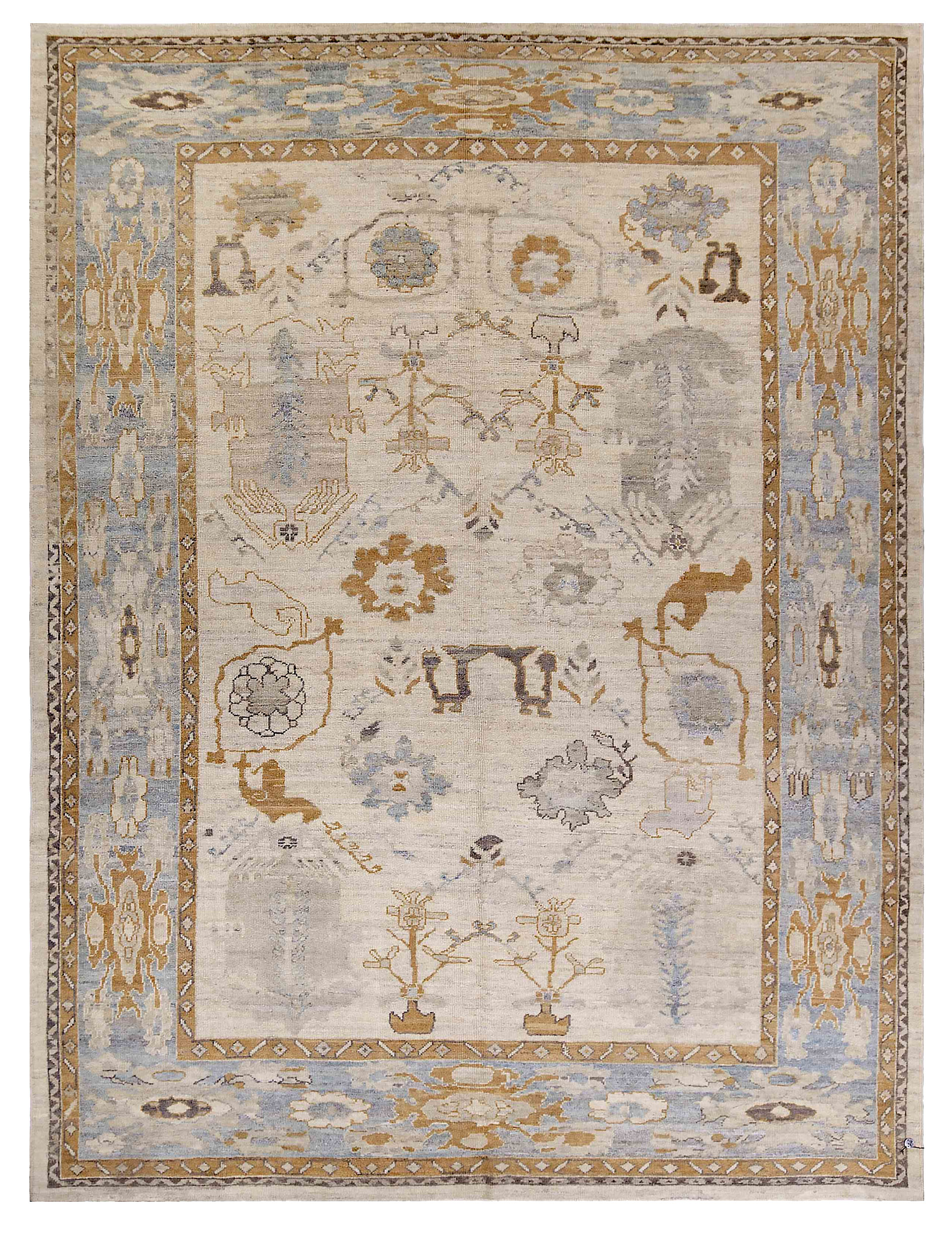 Thumbnail 2 for Persian Oushak Transitional Rug 89000