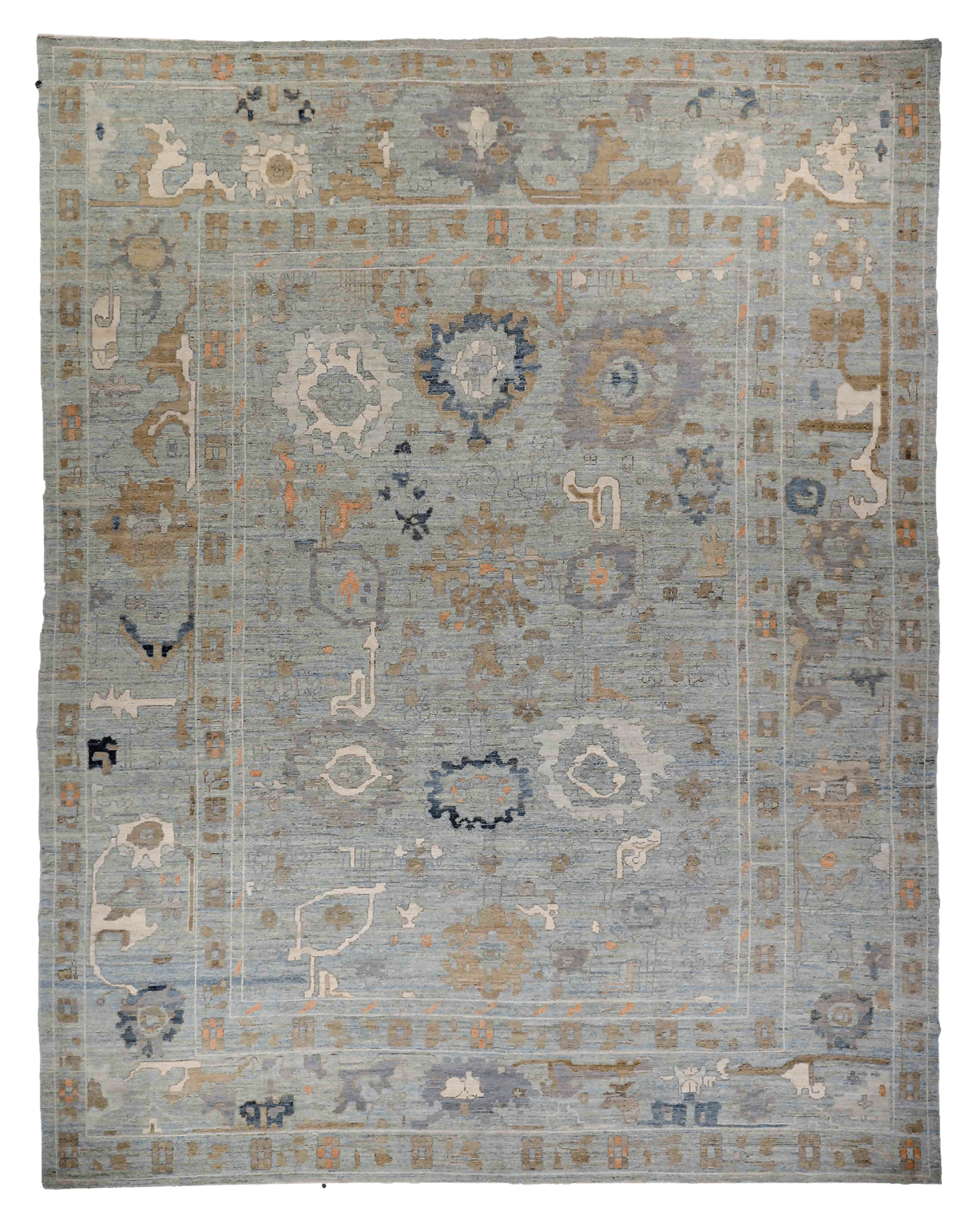 Thumbnail 3 for Persian Oushak Traditional Rug 89021