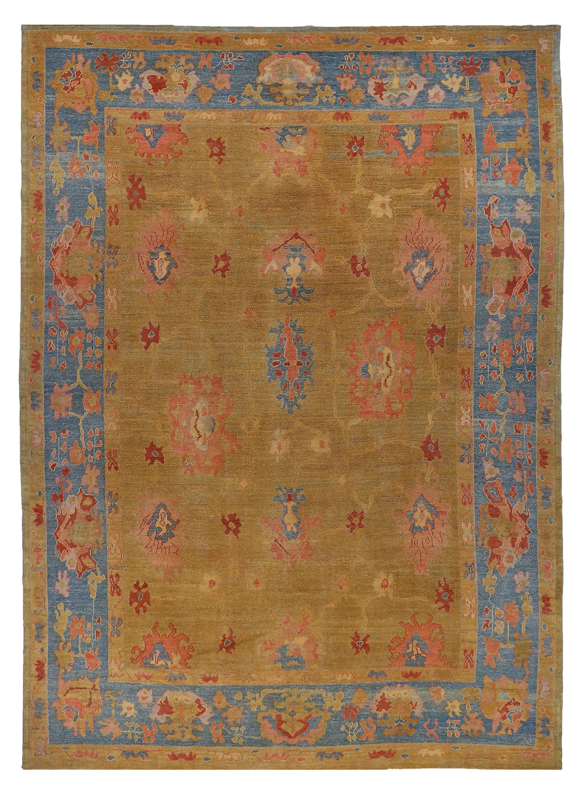 Thumbnail 8 for Persian Oushak Traditional Rug 89011