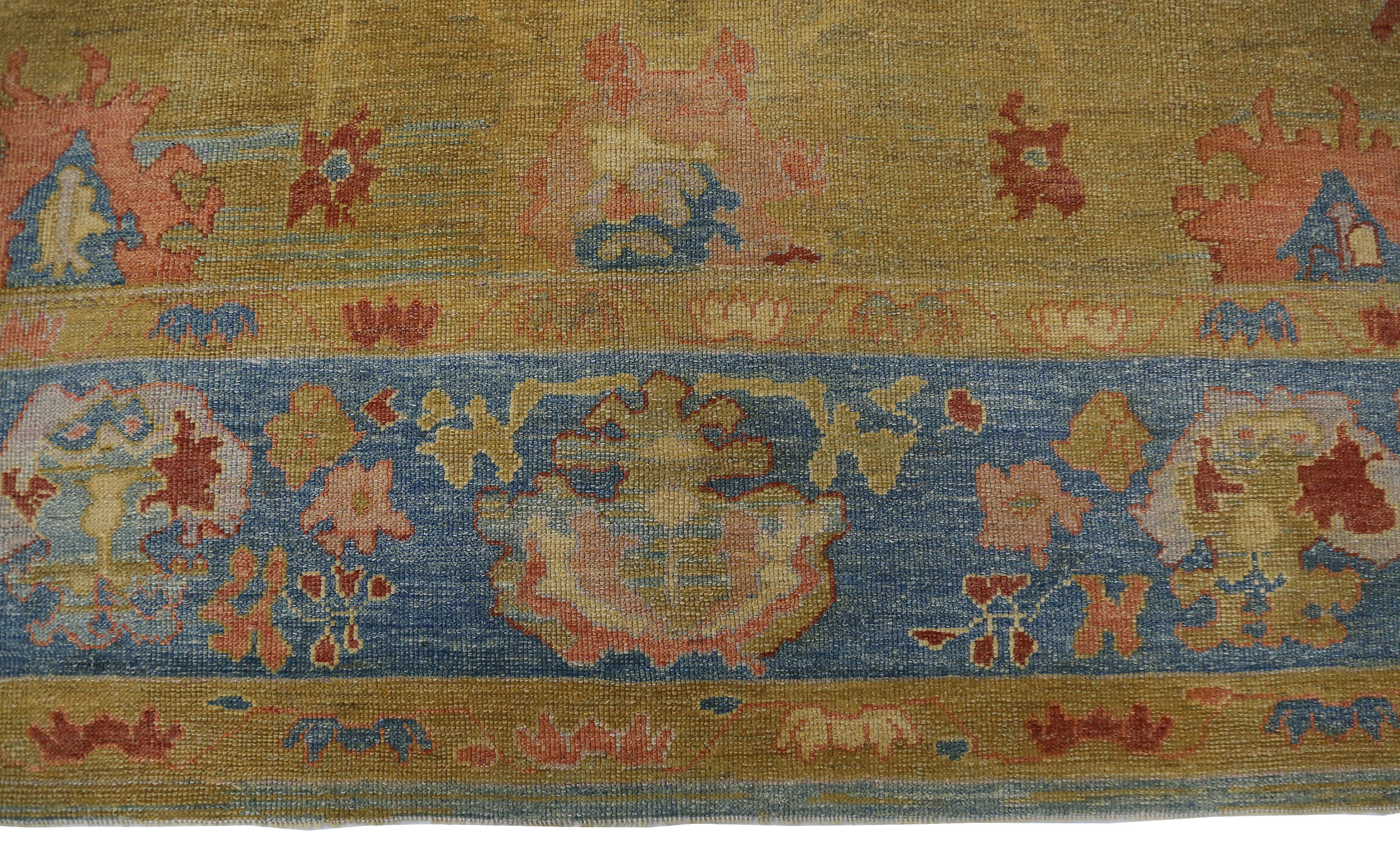 Thumbnail 6 for Persian Oushak Traditional Rug 89011