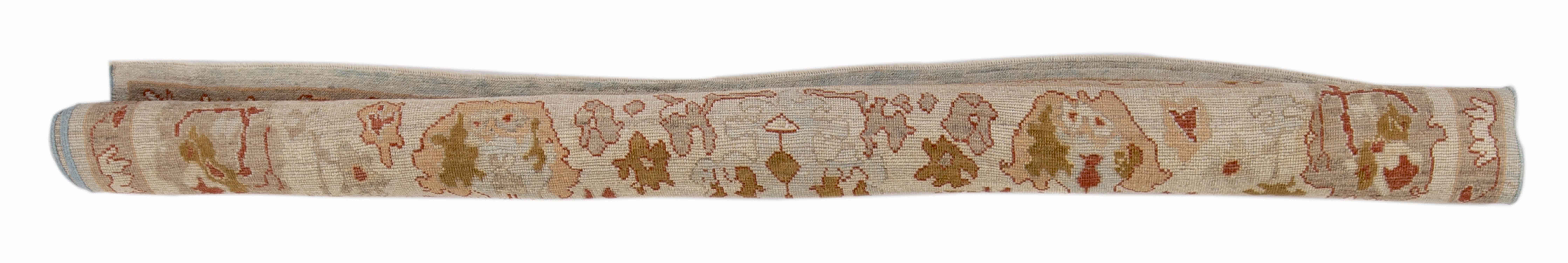 Thumbnail 8 for Persian Oushak Traditional Rug 89009