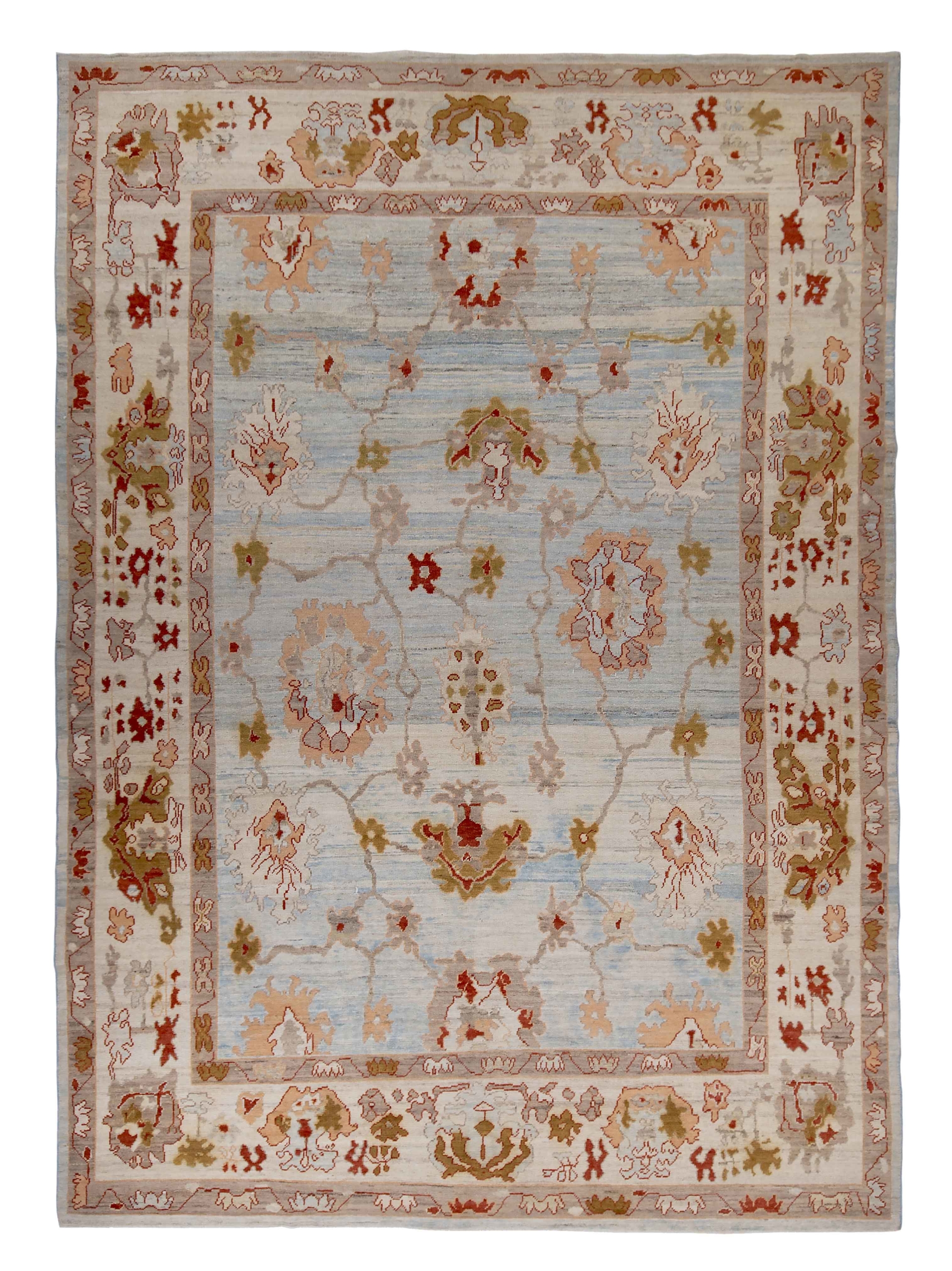 Thumbnail 3 for Persian Oushak Traditional Rug 89009