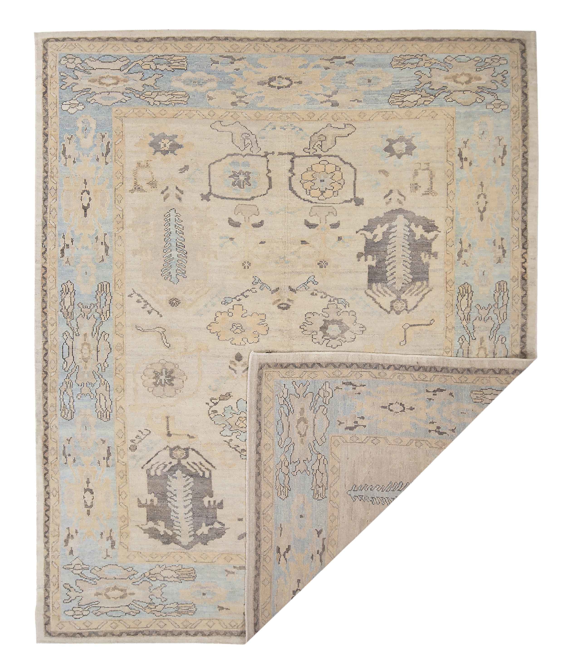 Thumbnail 3 for Persian Oushak Transitional Rug 89006