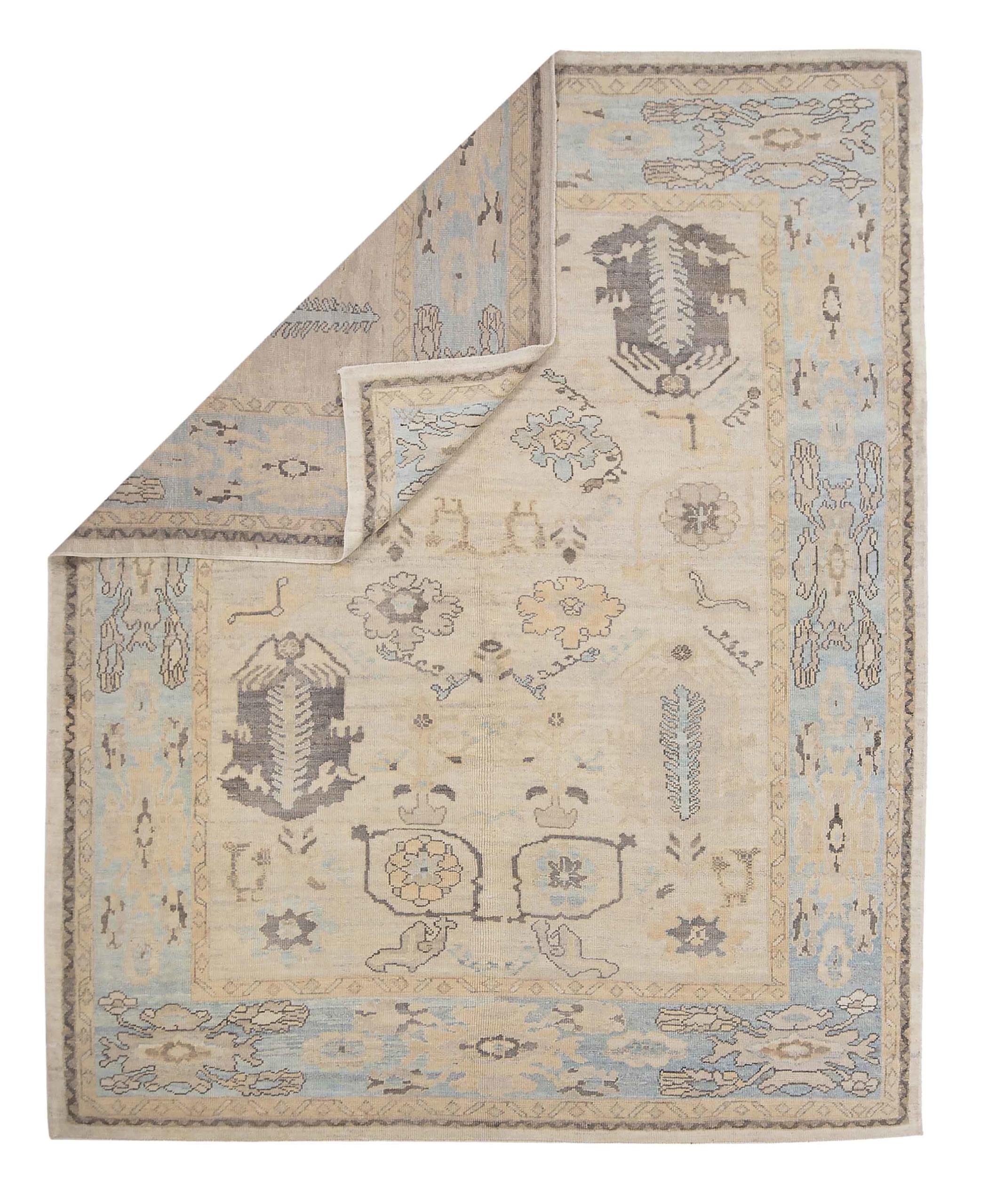 Thumbnail 5 for Persian Oushak Transitional Rug 89006