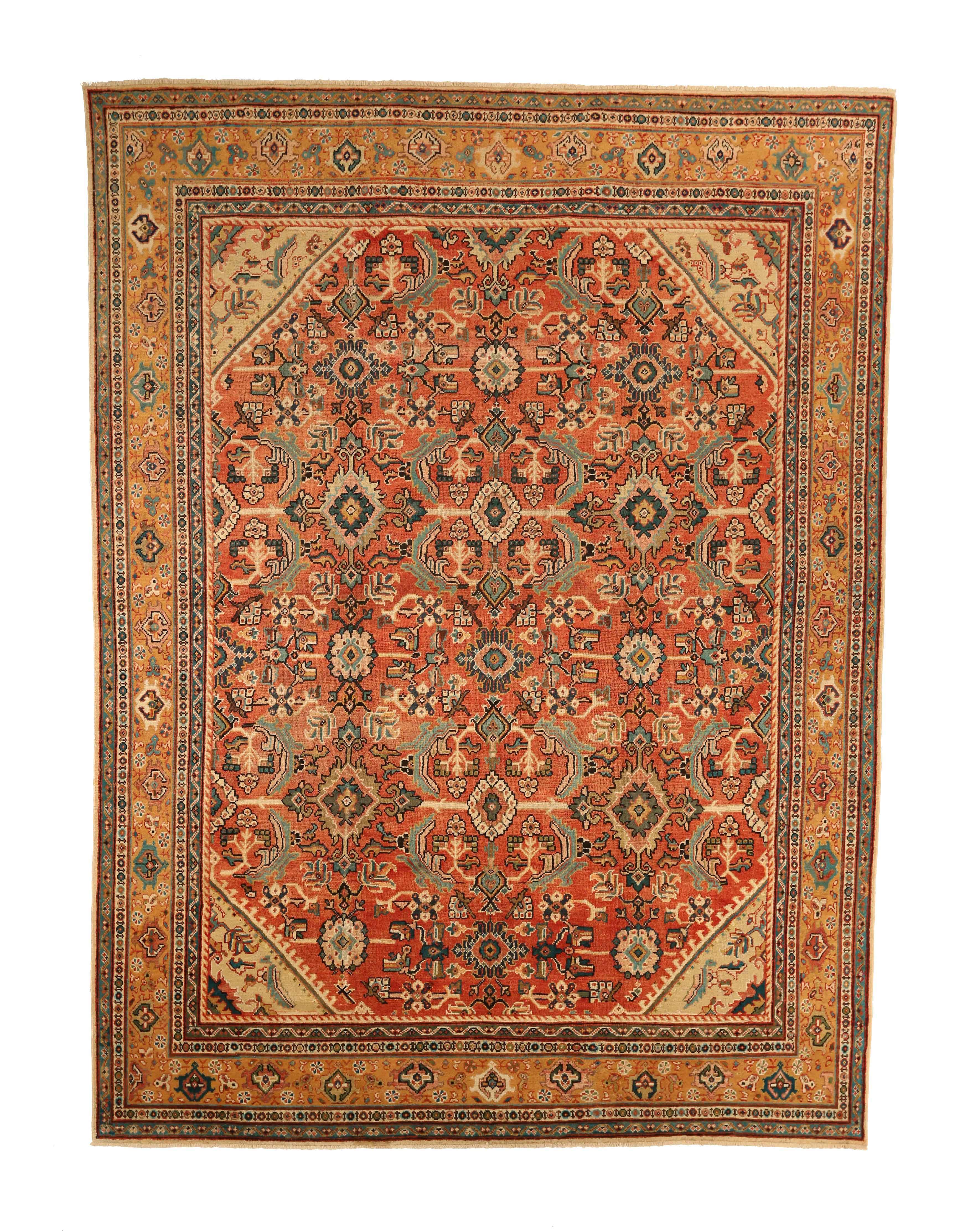 Thumbnail 2 for Antique Persian Sultanabad Transitional Rug 11193
