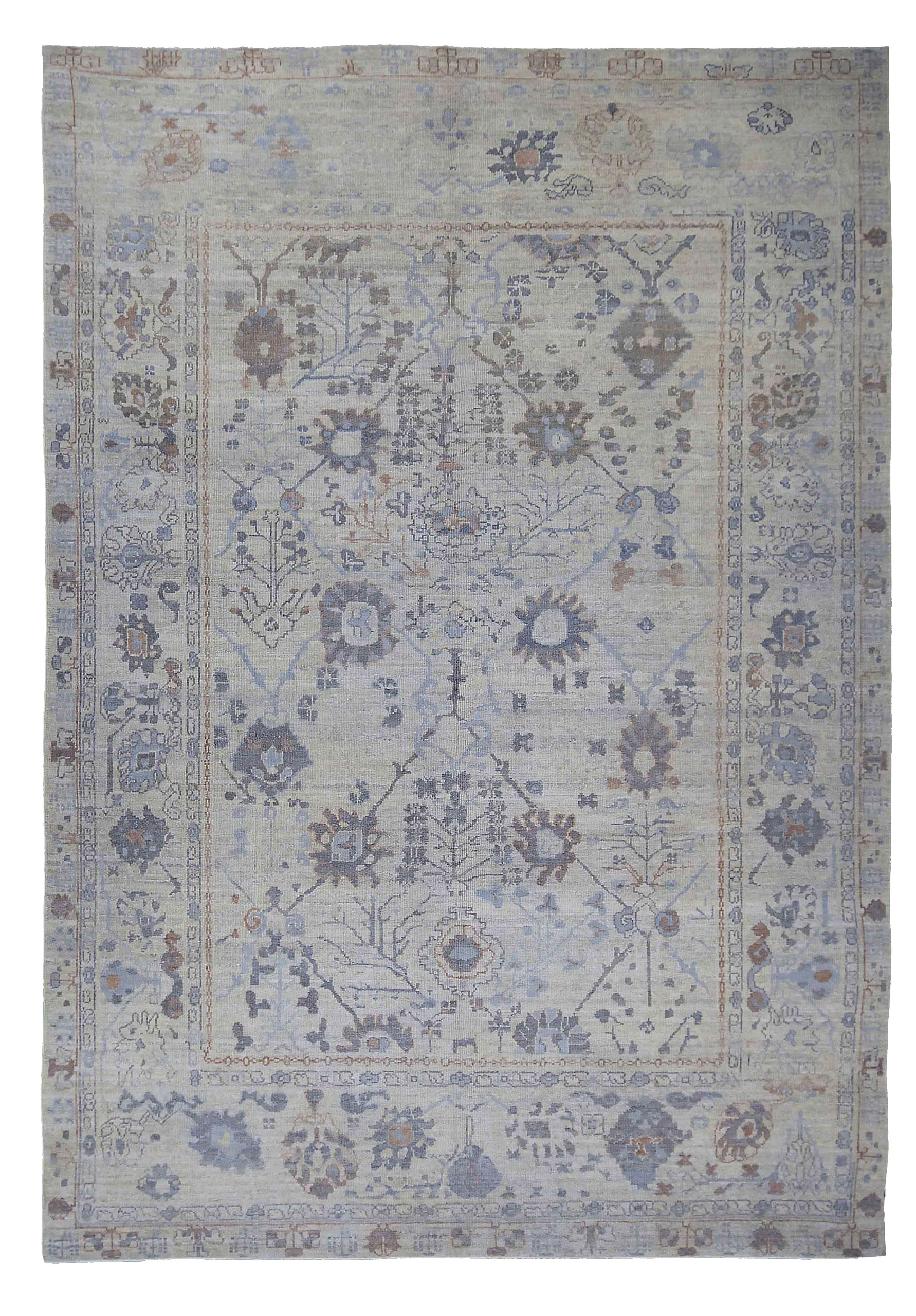 Thumbnail 7 for Persian Oushak Transitional Rug 89004
