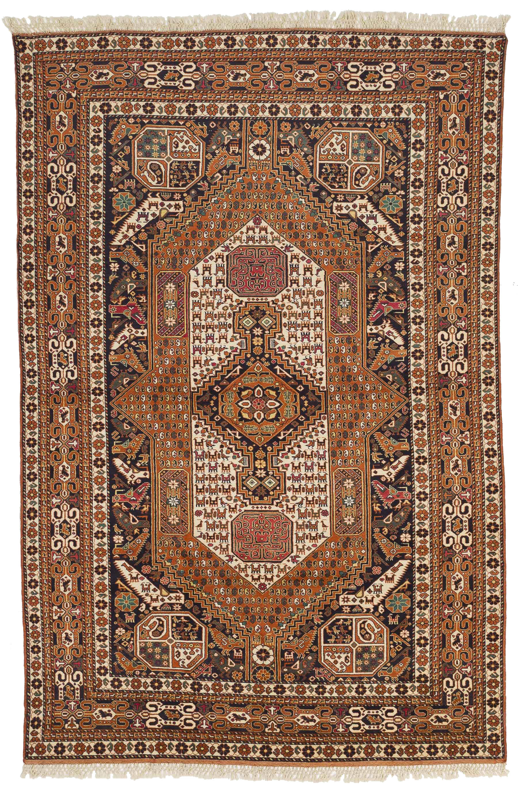 Thumbnail 9 for Antique Persian Kurdish Transitional Rug 11196