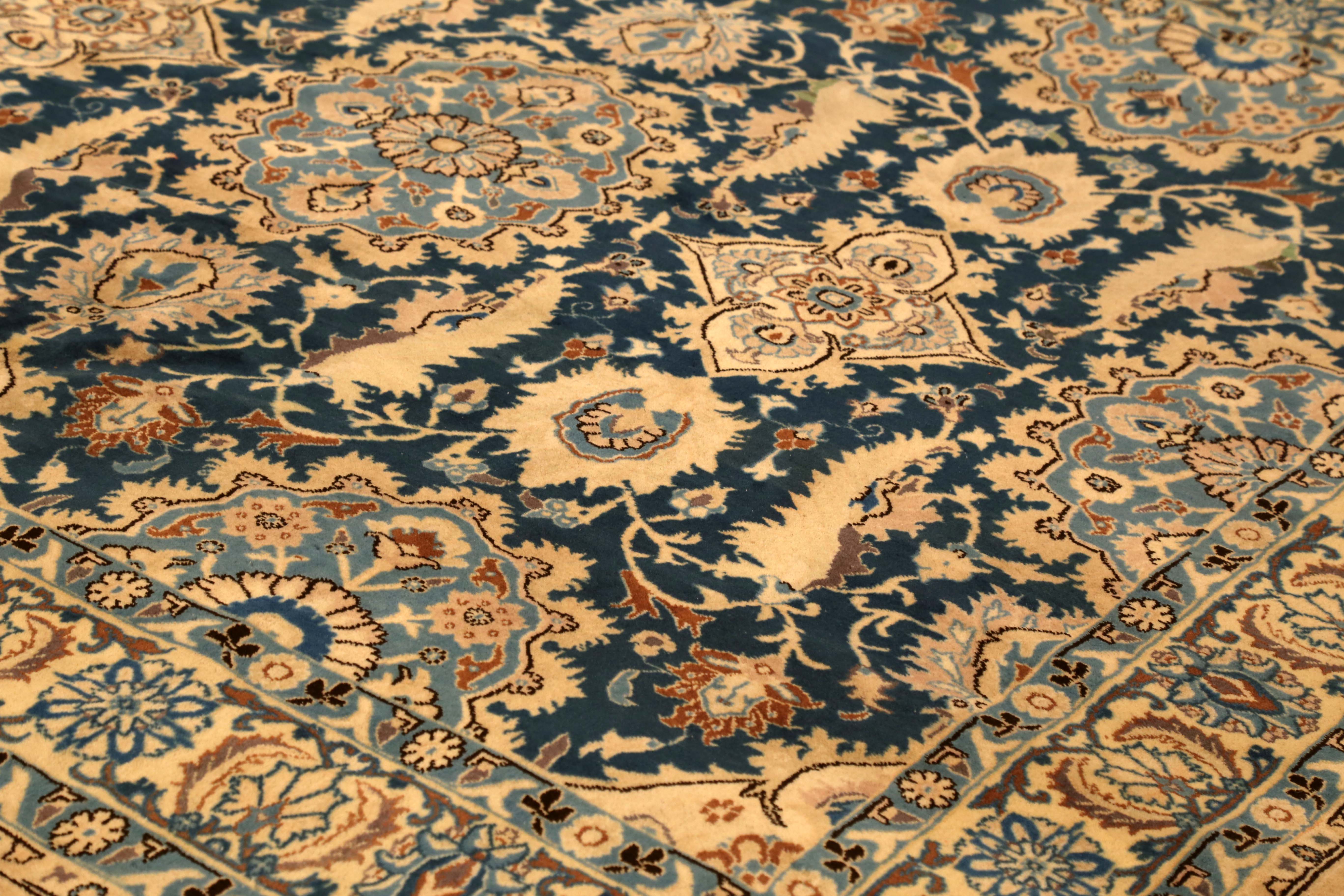 Thumbnail 2 for Antique Persian Nain Transitional Rug 11198