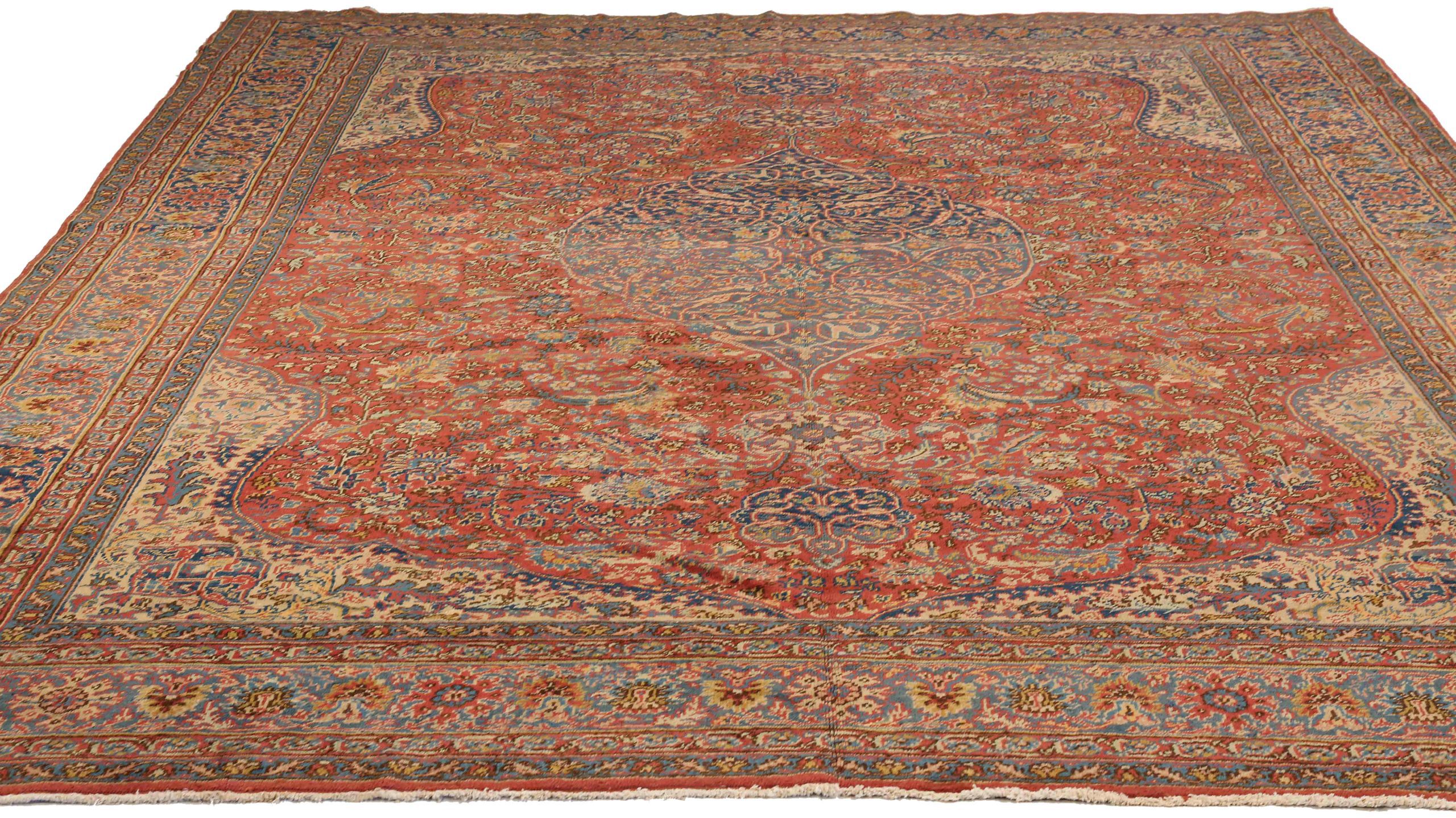 Thumbnail 9 for Antique Turkey Sivas Traditional Rug 72033