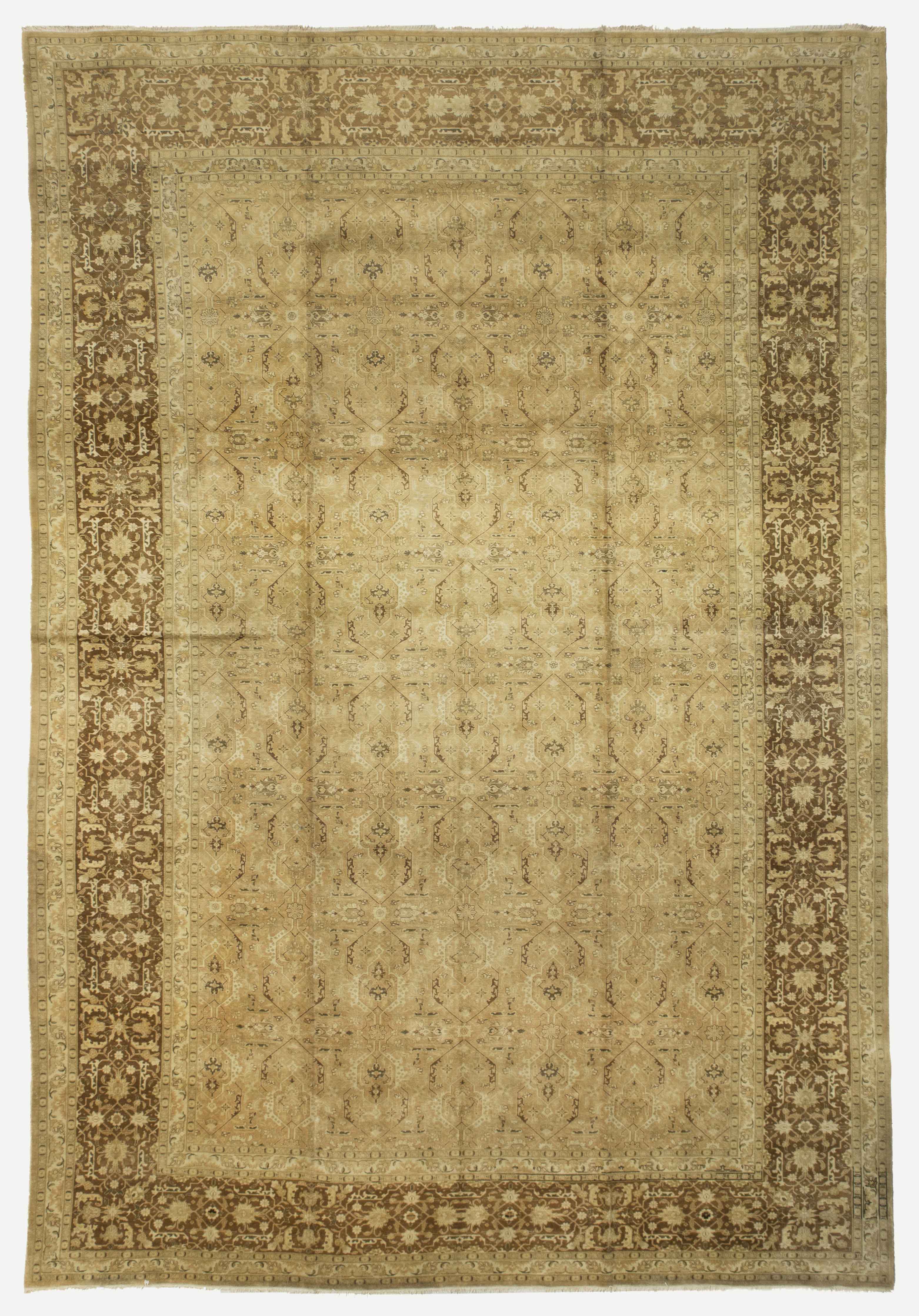 Thumbnail 9 for Antique Persian Tabriz Transitional Rug 11218