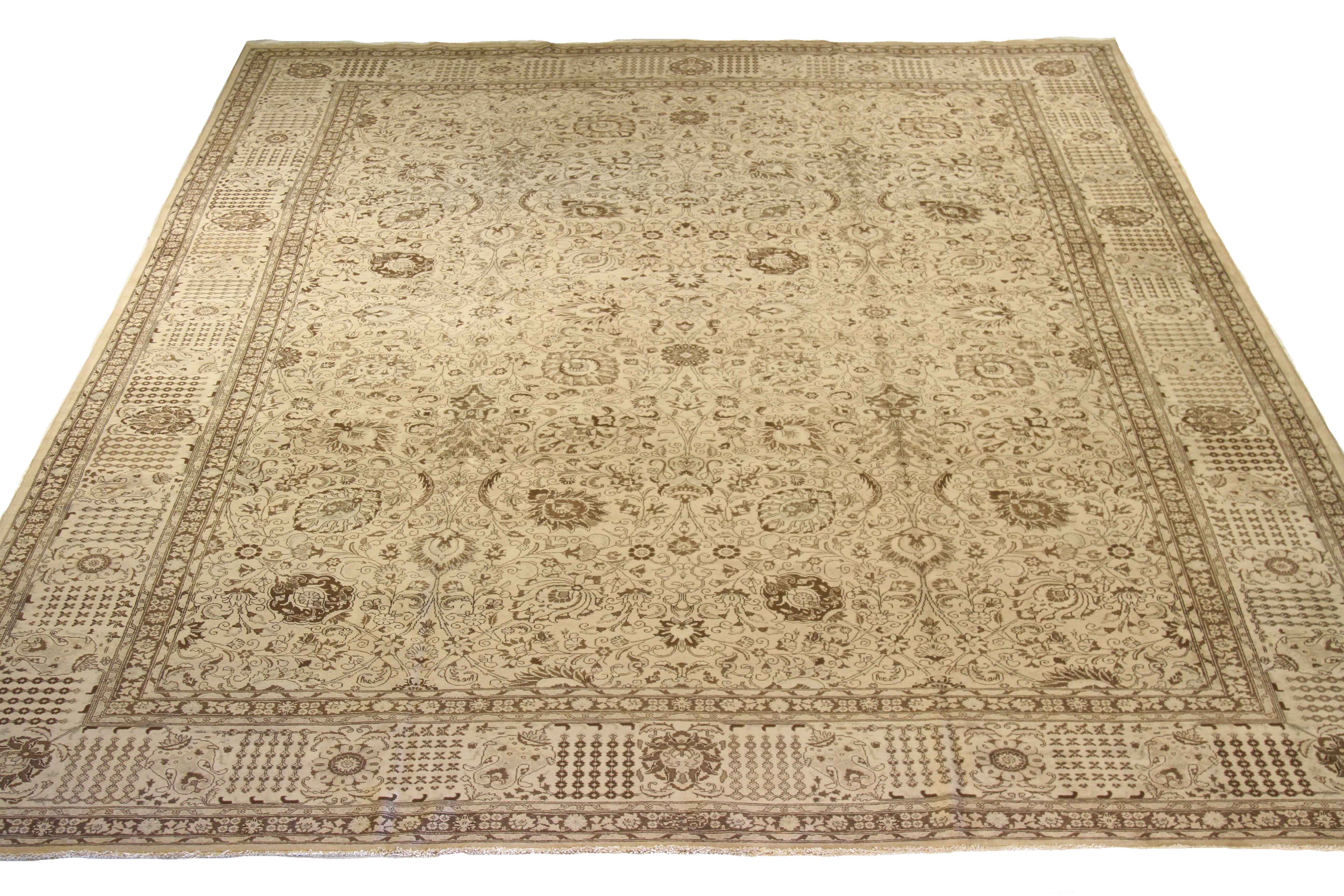 Thumbnail 7 for Antique Persian Tabriz Transitional Rug 11243