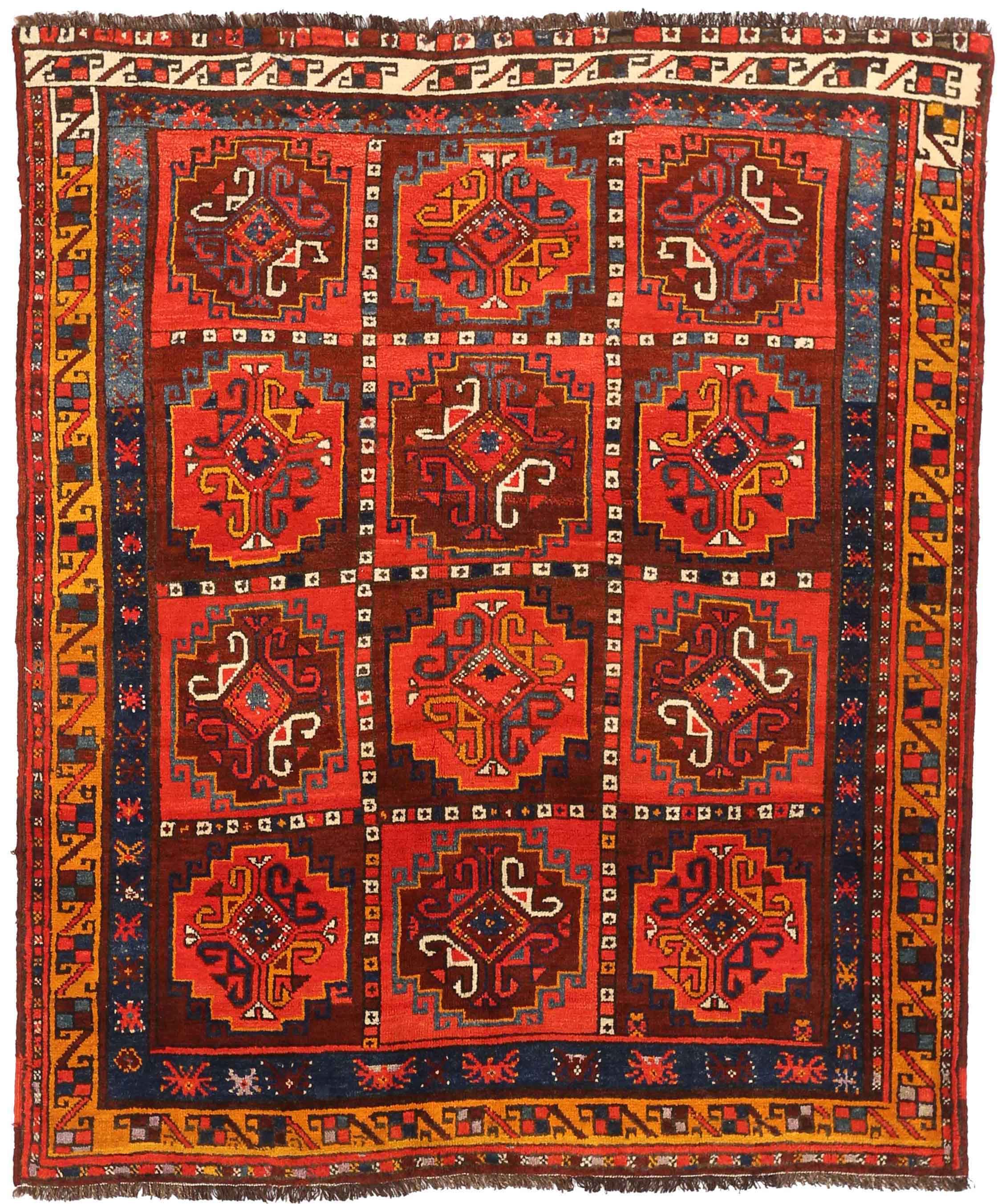 Thumbnail 11 for Antique Russia Kazakhstan Traditional Rug 72202