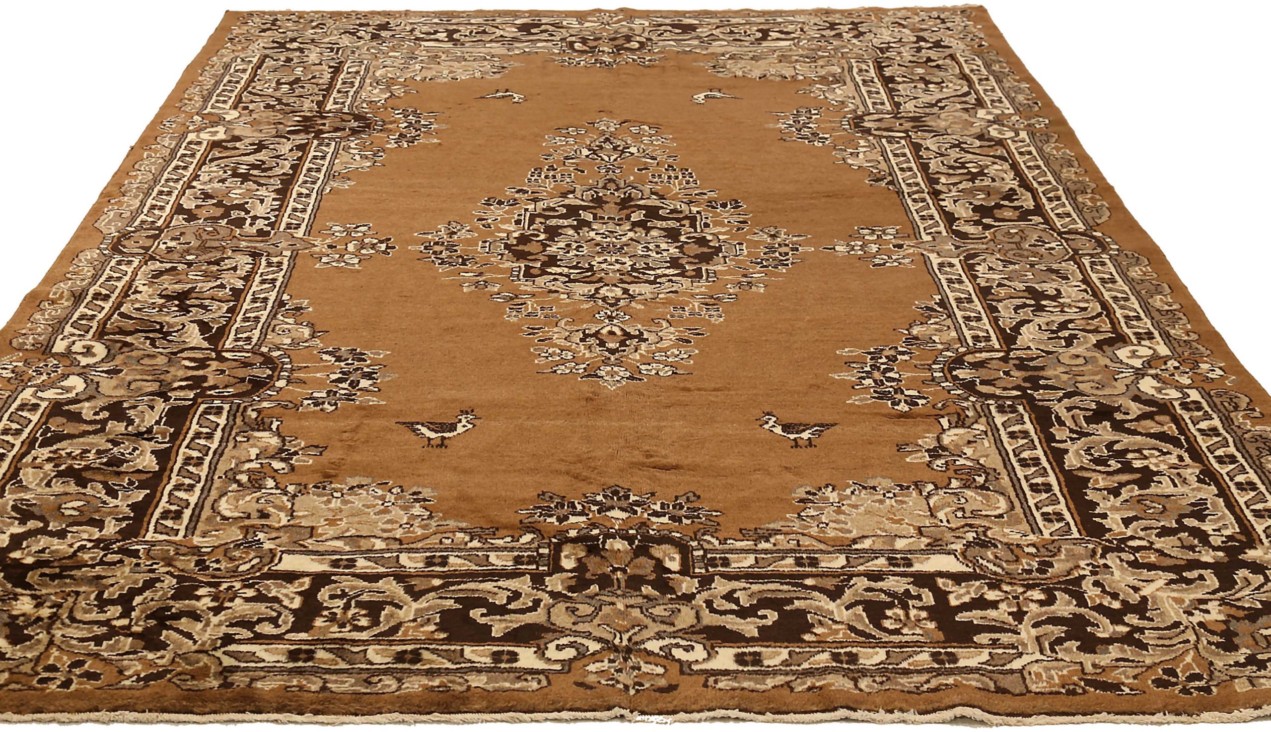 Thumbnail 8 for Antique Persian Mashad Transitional Rug 72204