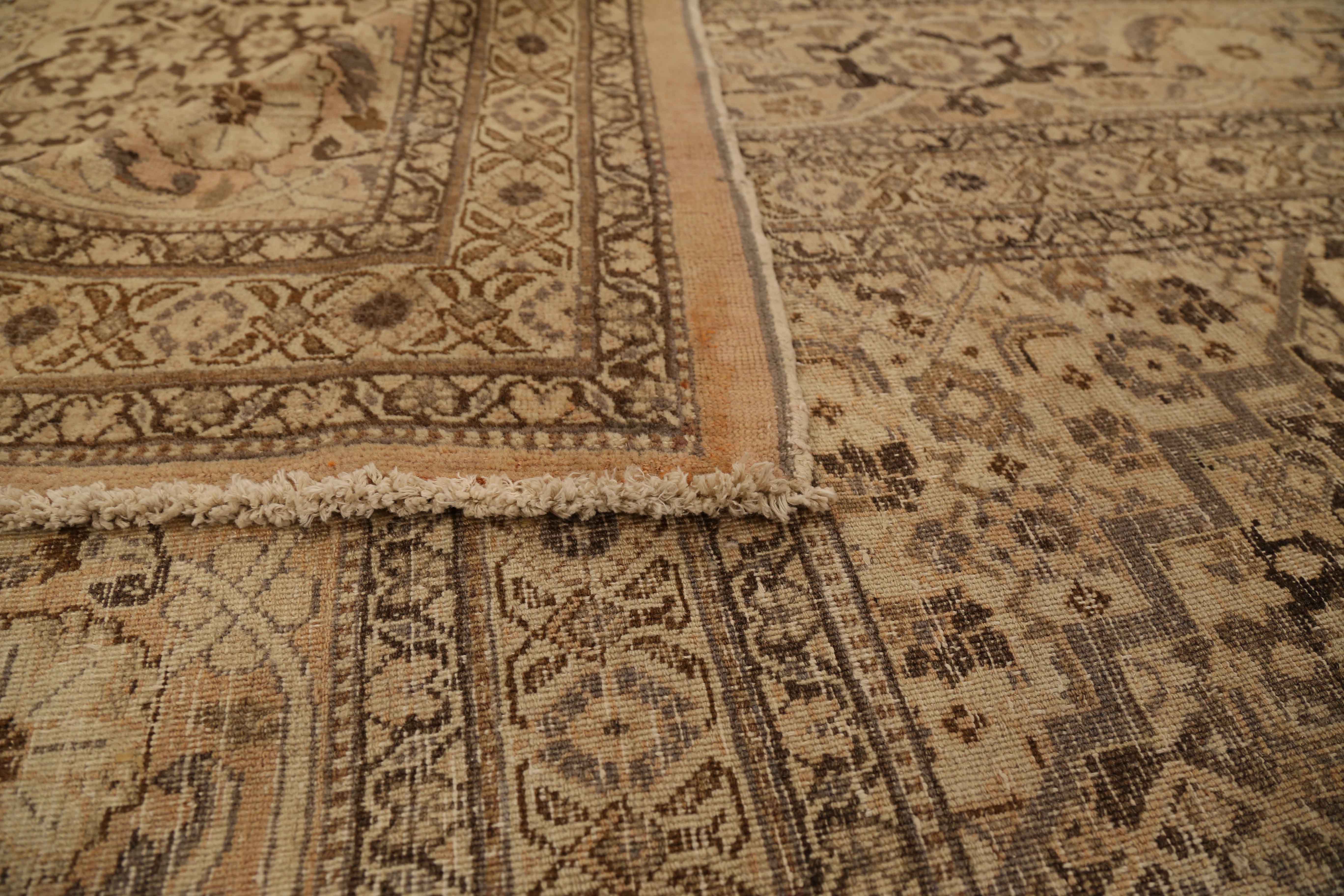 Thumbnail 4 for Antique Persian Tabriz Transitional Rug 72153