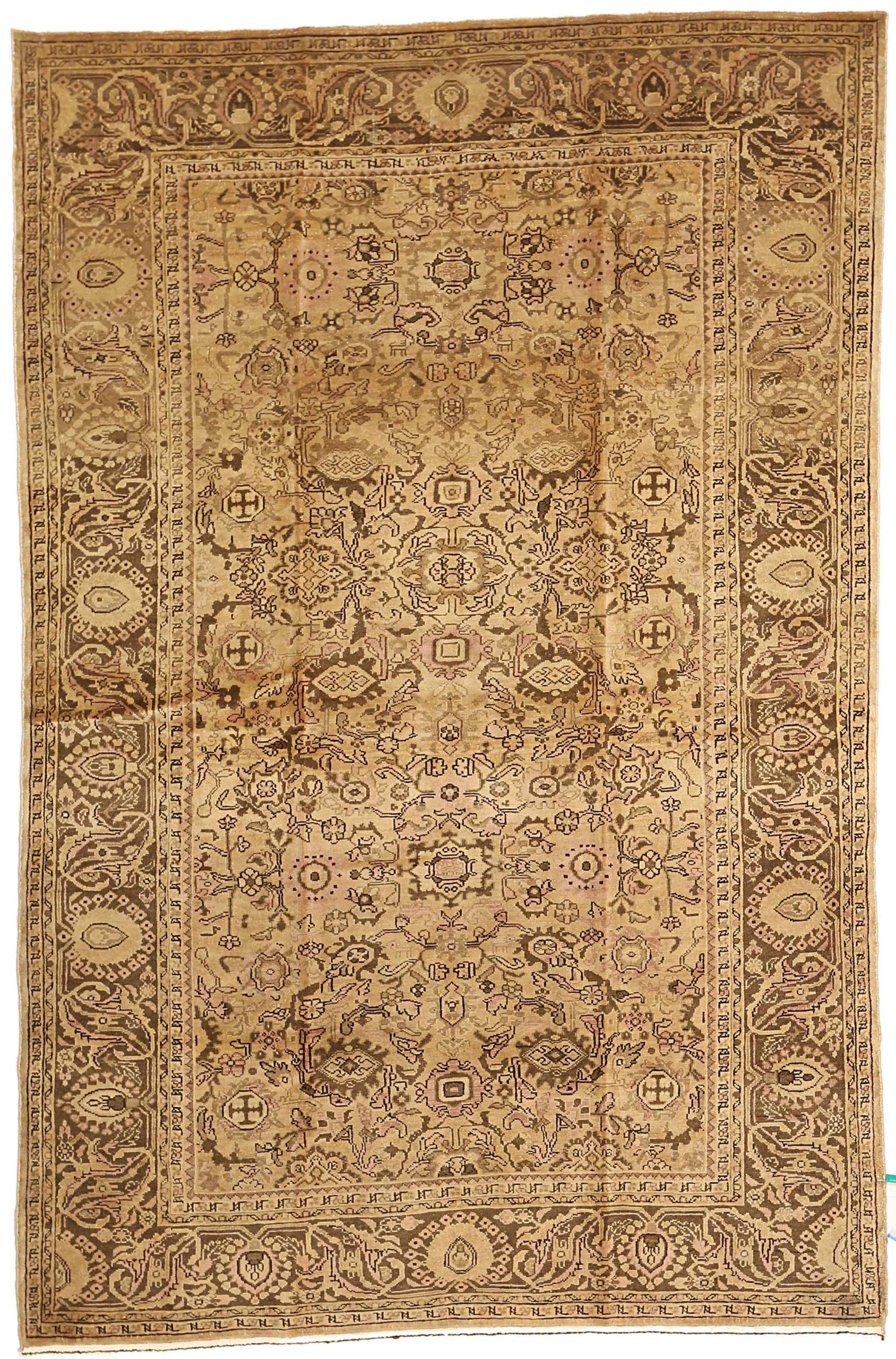 Thumbnail 3 for Antique Persian Malayer Transitional Rug 11347