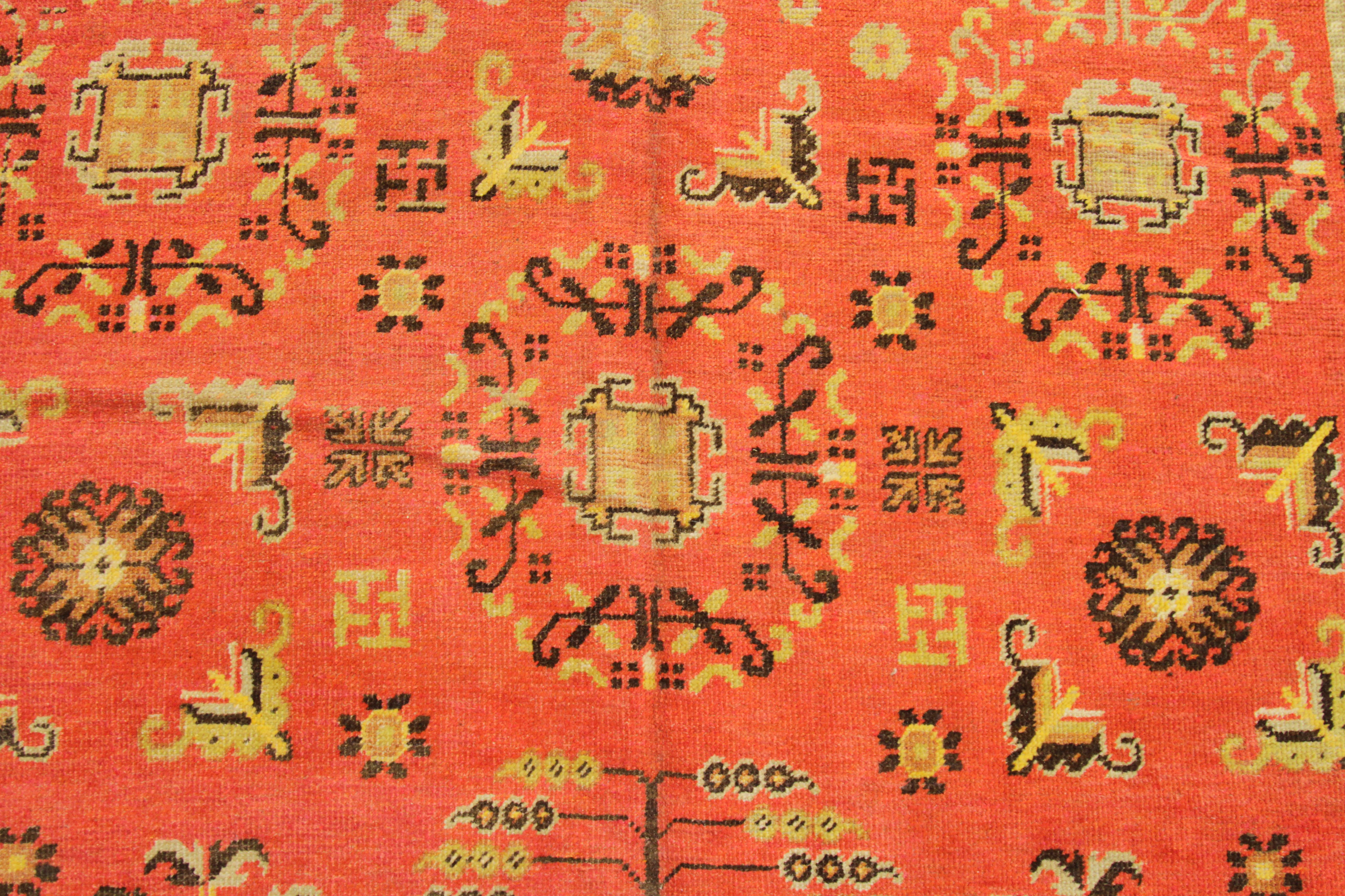 Thumbnail 4 for Antique Russia Khotan Transitional Rug 72111