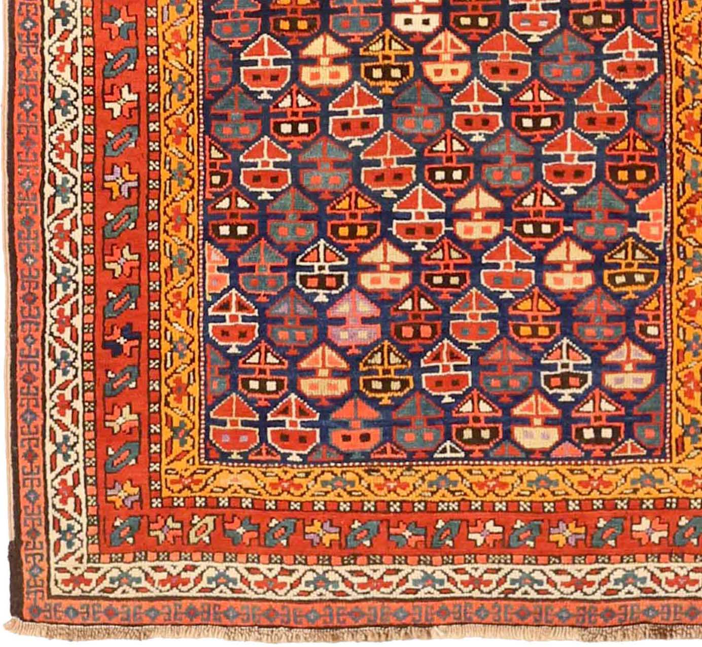 Thumbnail 14 for Antique Russia Karabagh Traditional Rug 72133