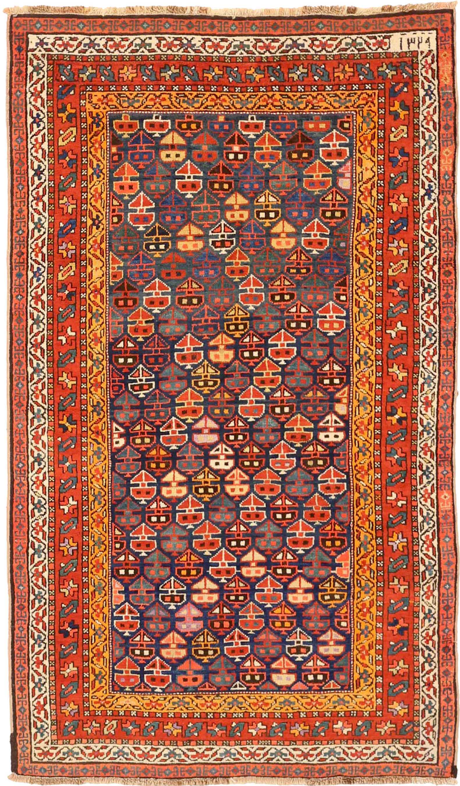 Thumbnail 9 for Antique Russia Karabagh Traditional Rug 72133