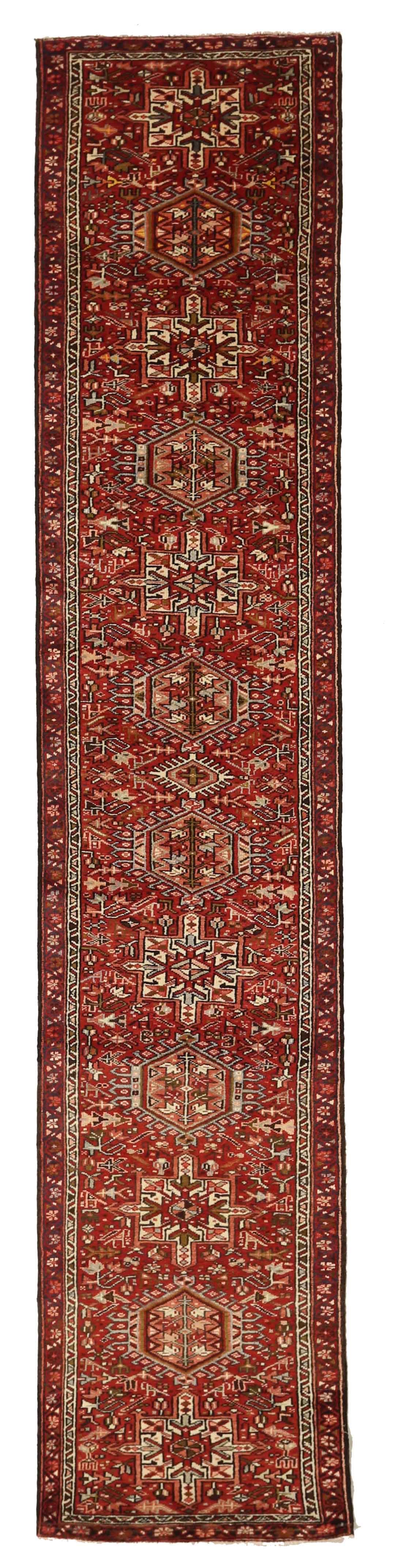 Thumbnail 13 for Antique Persian Heriz Traditional Rug 11384