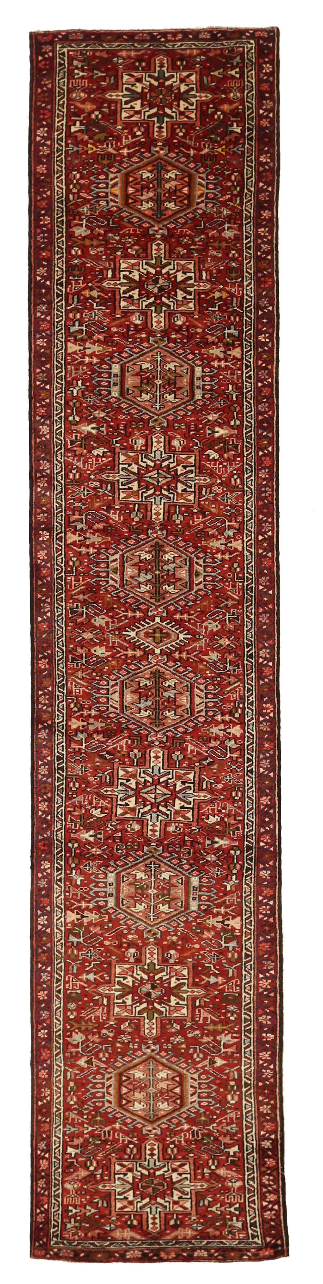 Thumbnail 9 for Antique Persian Heriz Traditional Rug 11384