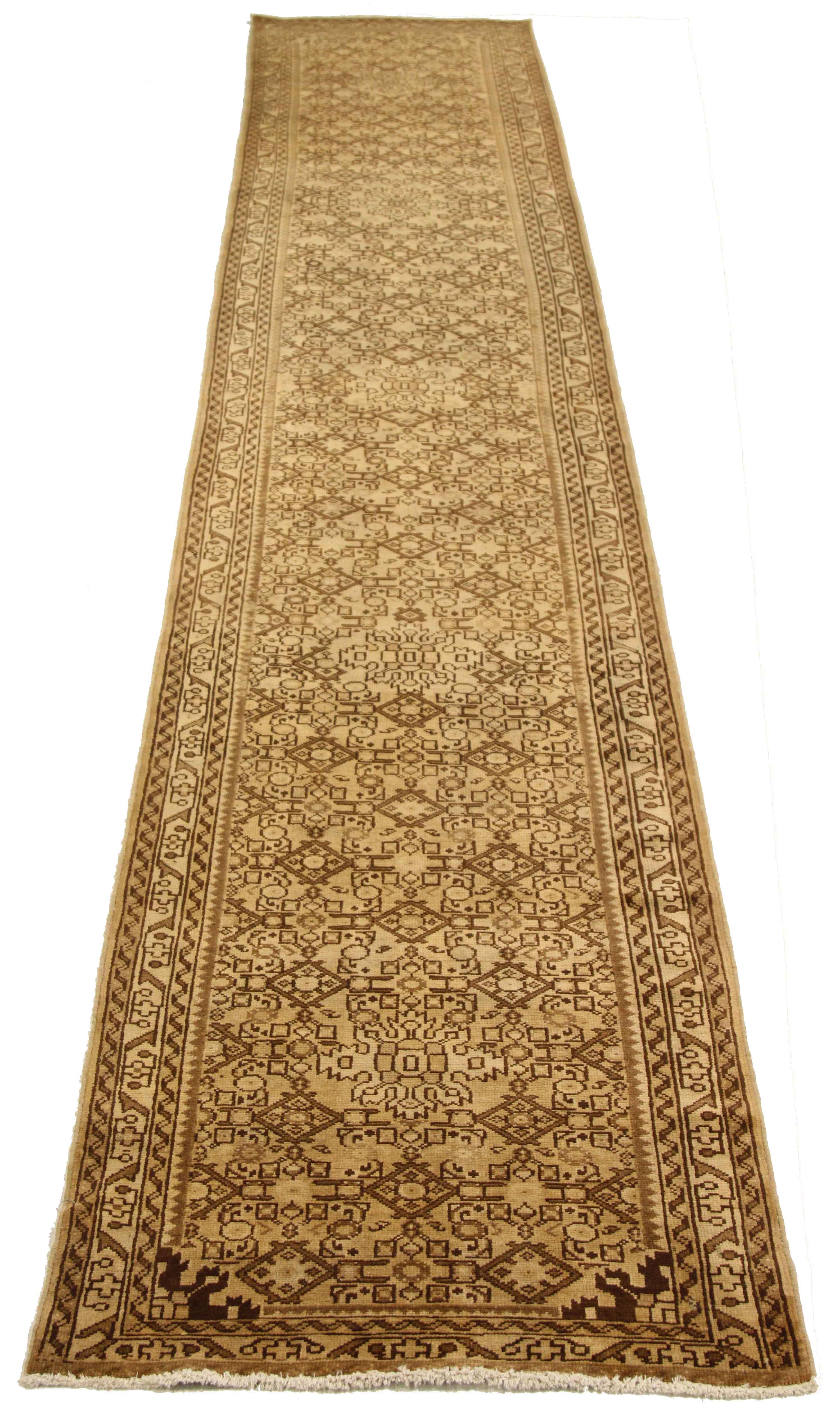 Thumbnail 4 for Antique Persian Malayer Transitional Rug 11414