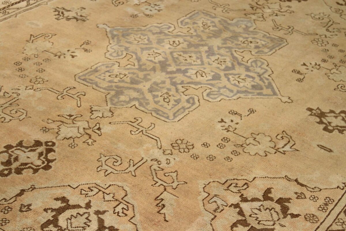 Thumbnail 15 for Antique Turkey Oushak Transitional Rug 72387