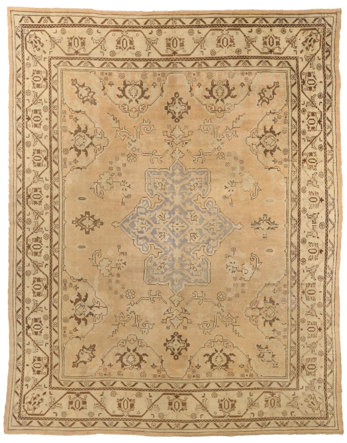 Thumbnail 13 for Antique Turkey Oushak Transitional Rug 72387