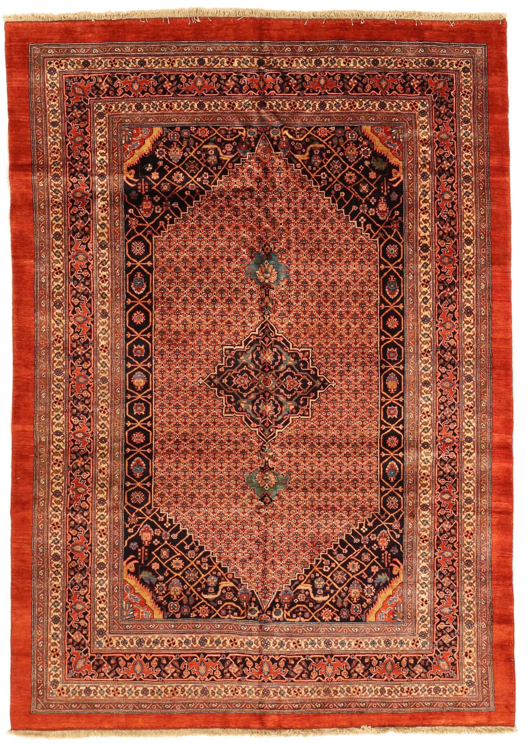 Thumbnail 5 for Antique Persian Bijar Traditional Rug 72366