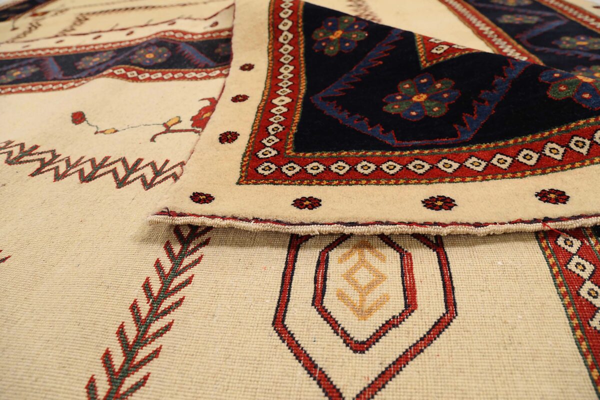 Thumbnail 14 for Antique Persian Gabbeh Transitional Rug 72325