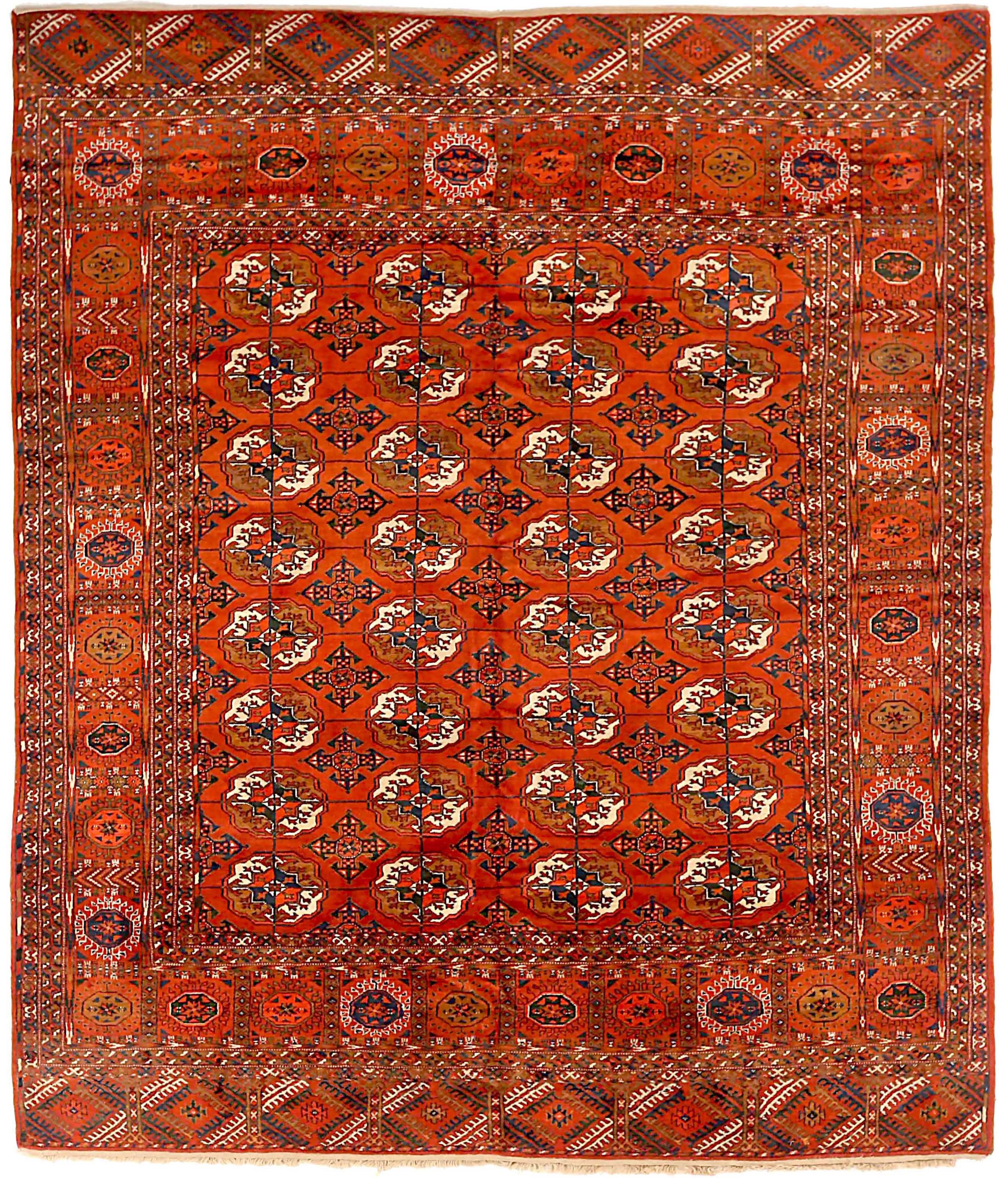 Thumbnail 9 for Antique Persian Traditional Rug 72426