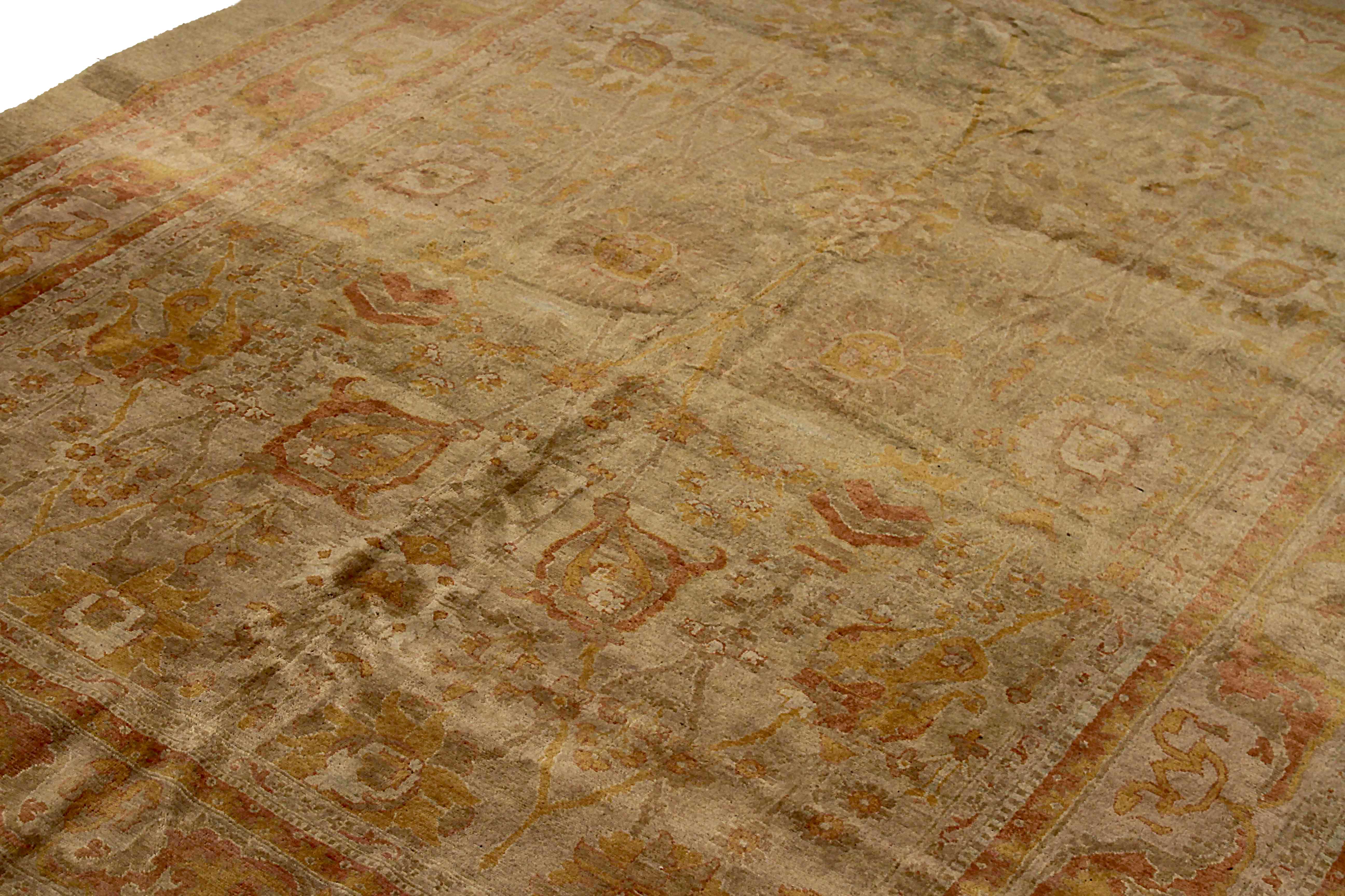 Thumbnail 7 for Antique Persian Tabriz Traditional Rug 72392