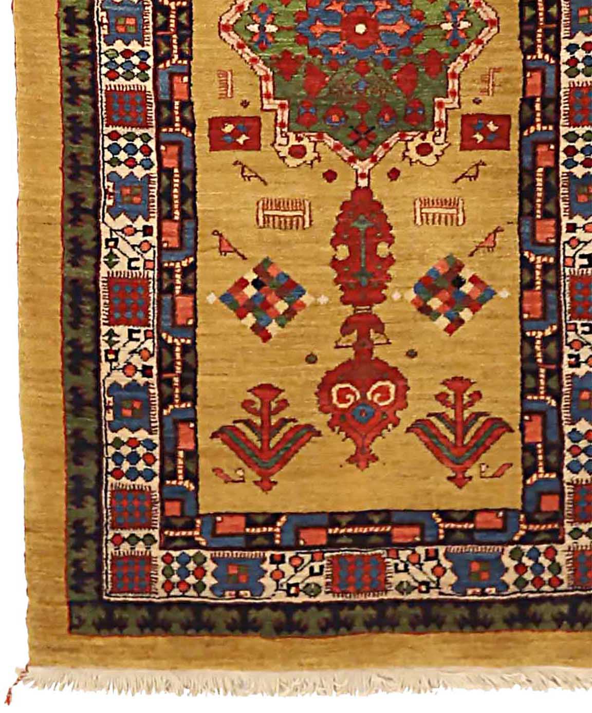 Thumbnail 14 for Antique Persian Bijar Traditional Rug 72369
