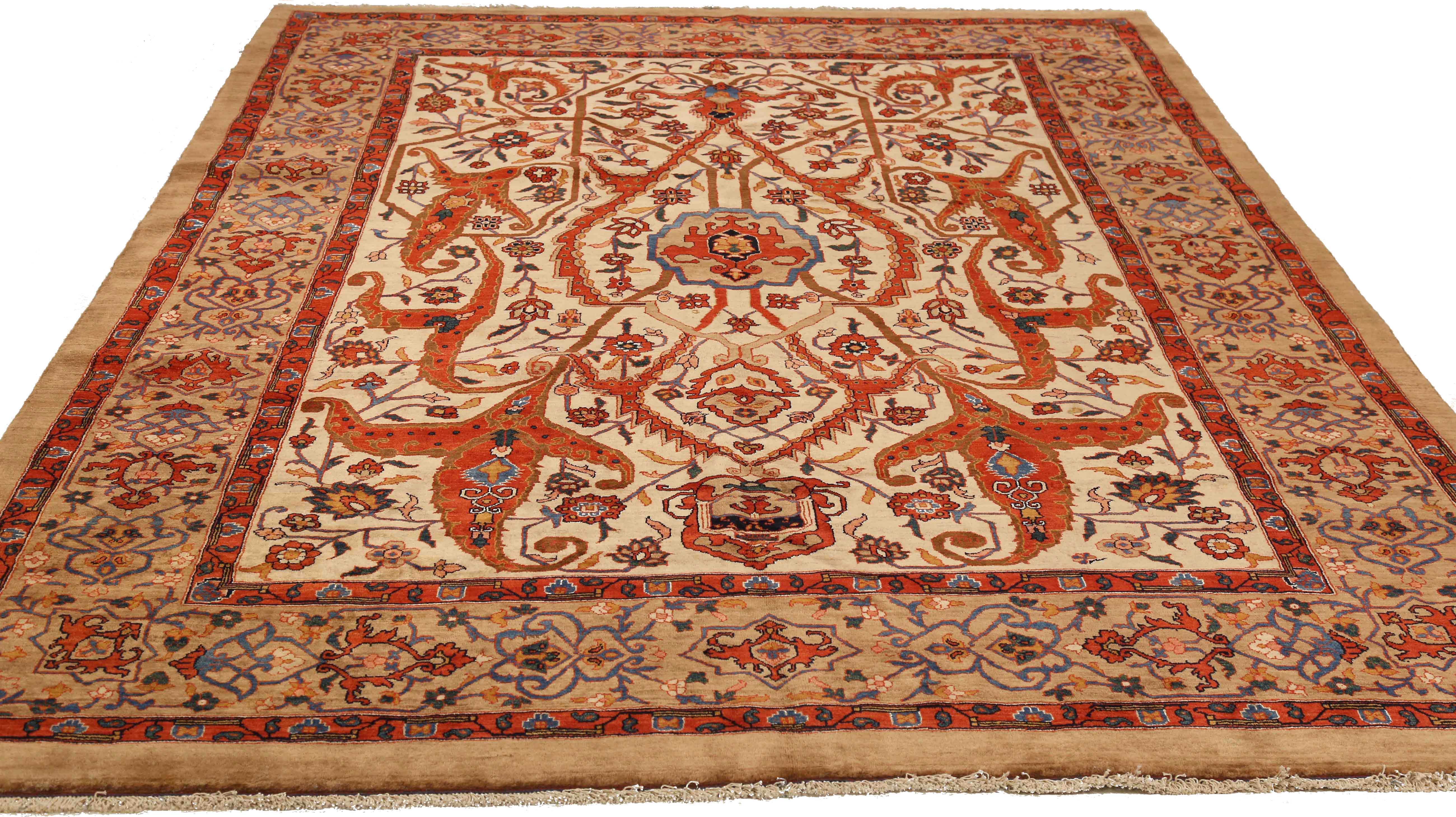 Thumbnail 2 for Antique Persian Bijar Traditional Rug 72375