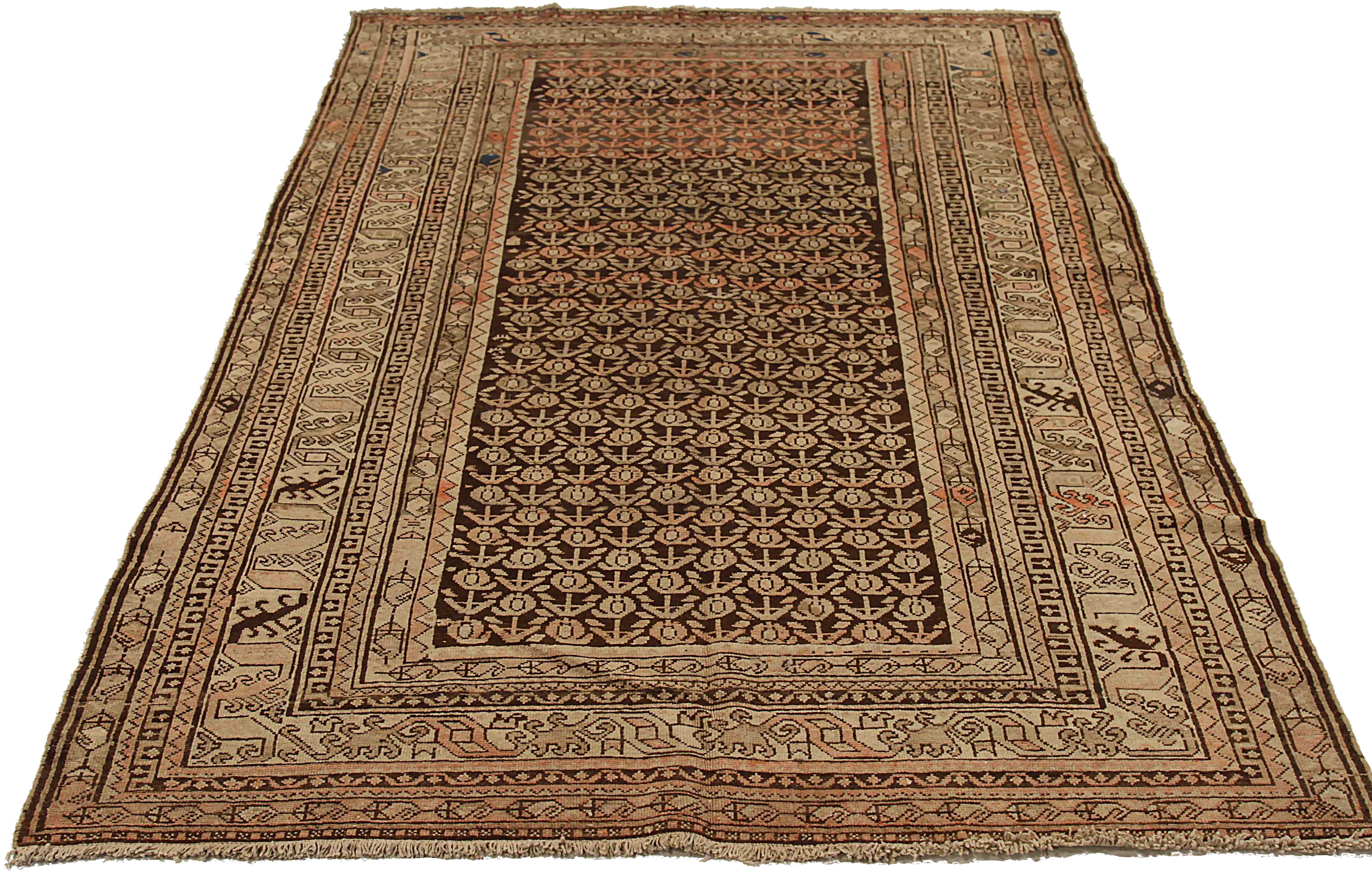 Thumbnail 6 for Antique Persian Malayer Transitional Rug 72385