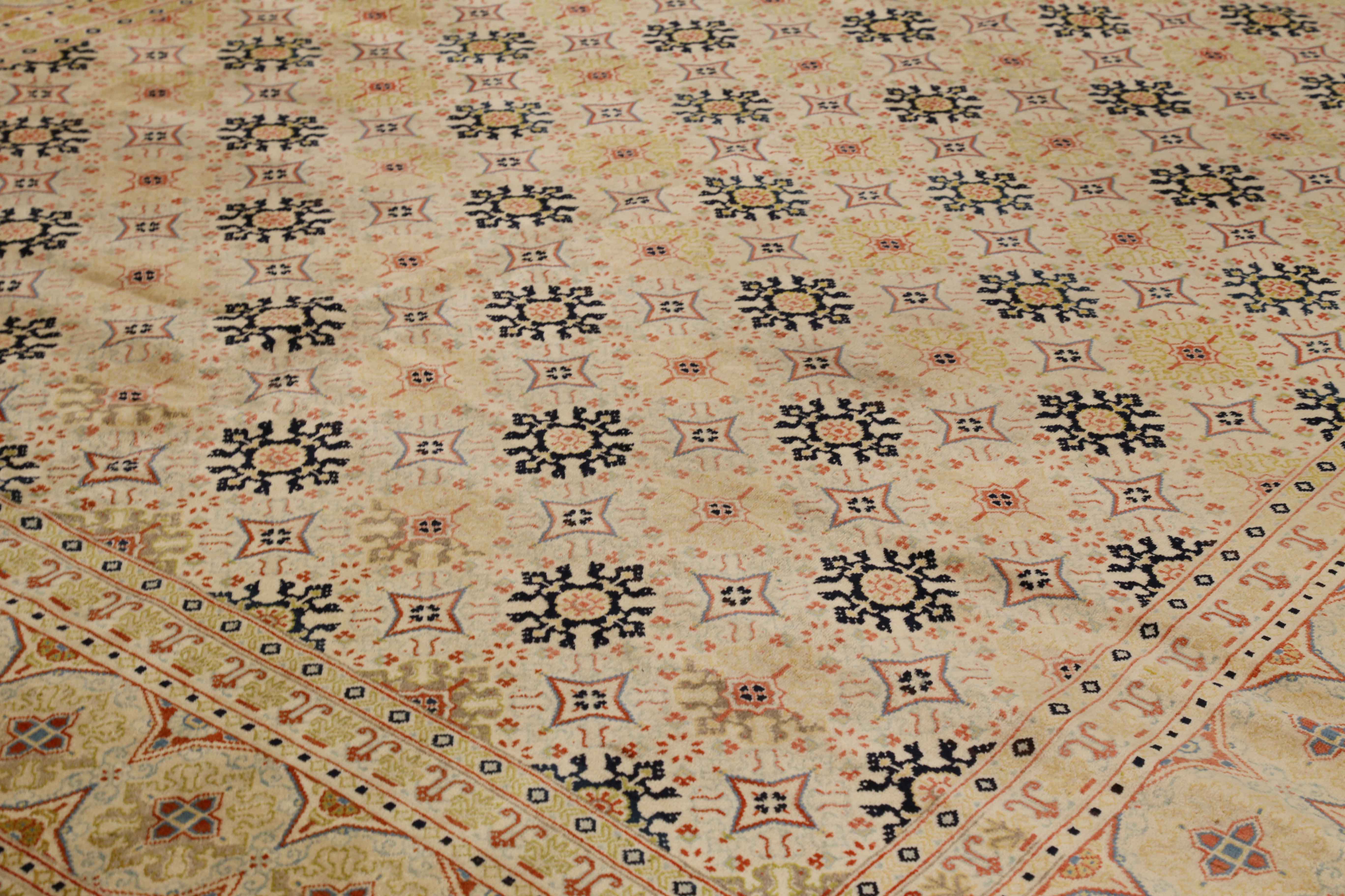 Thumbnail 5 for Antique Persian Kashan Transitional Rug 72490