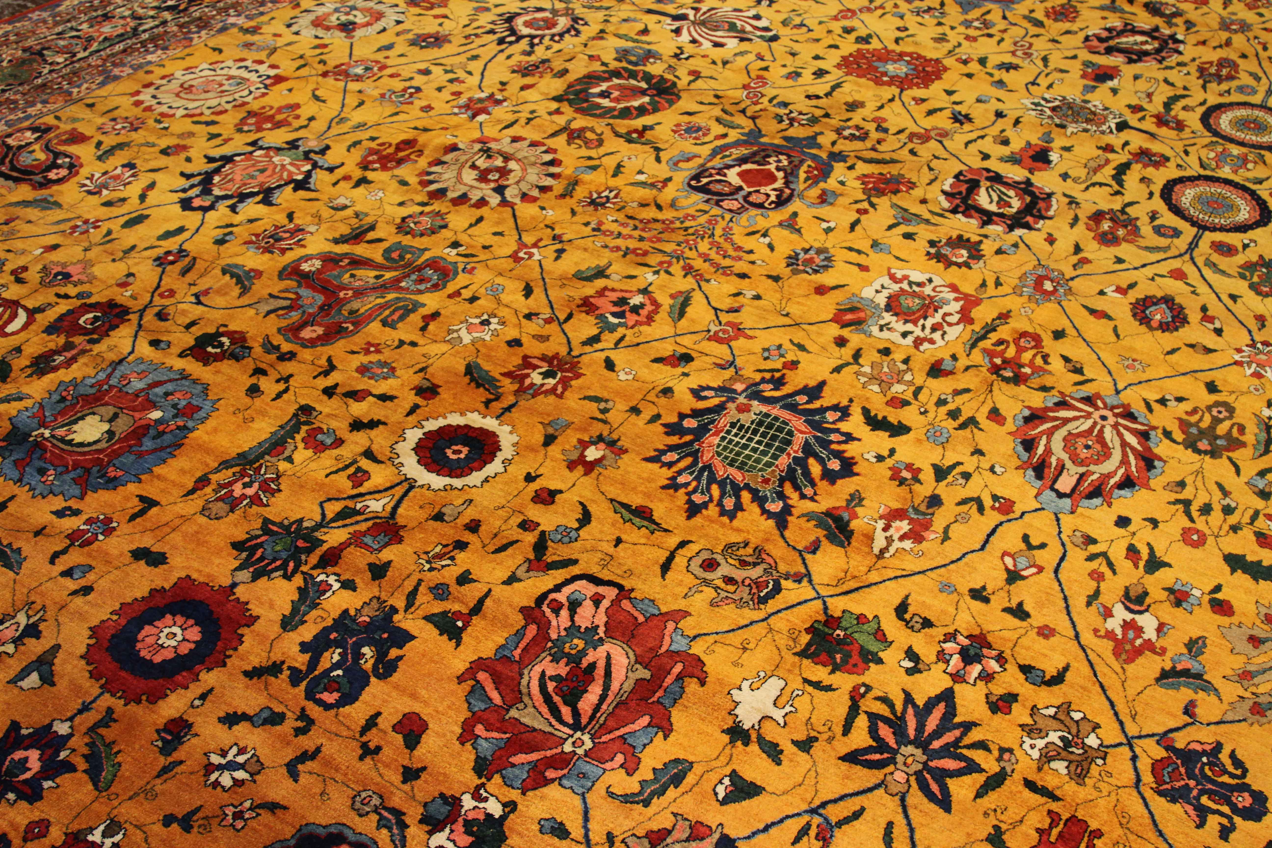 Thumbnail 8 for Antique Persian Traditional Rug 72492