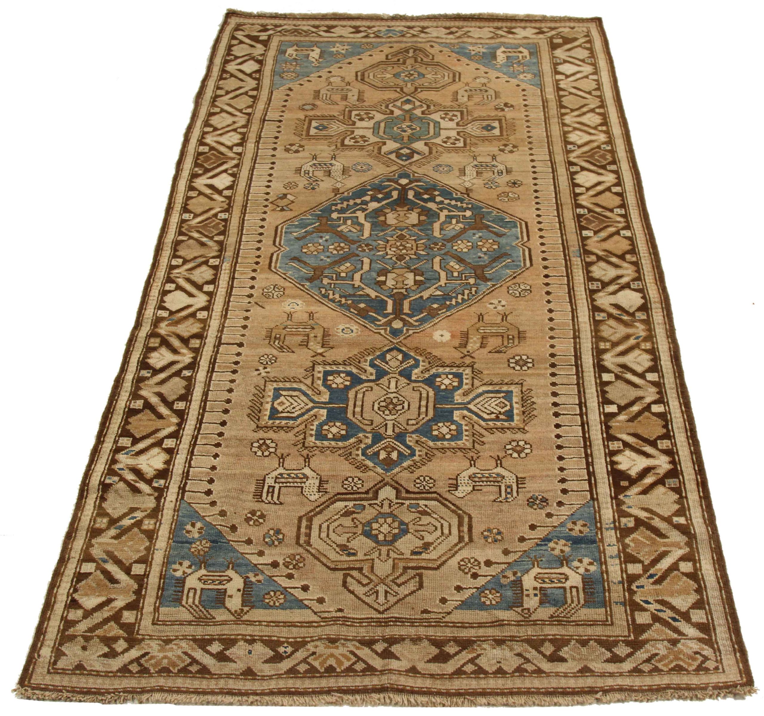 Thumbnail 3 for Antique Russia Kazakhstan Transitional Rug 11490