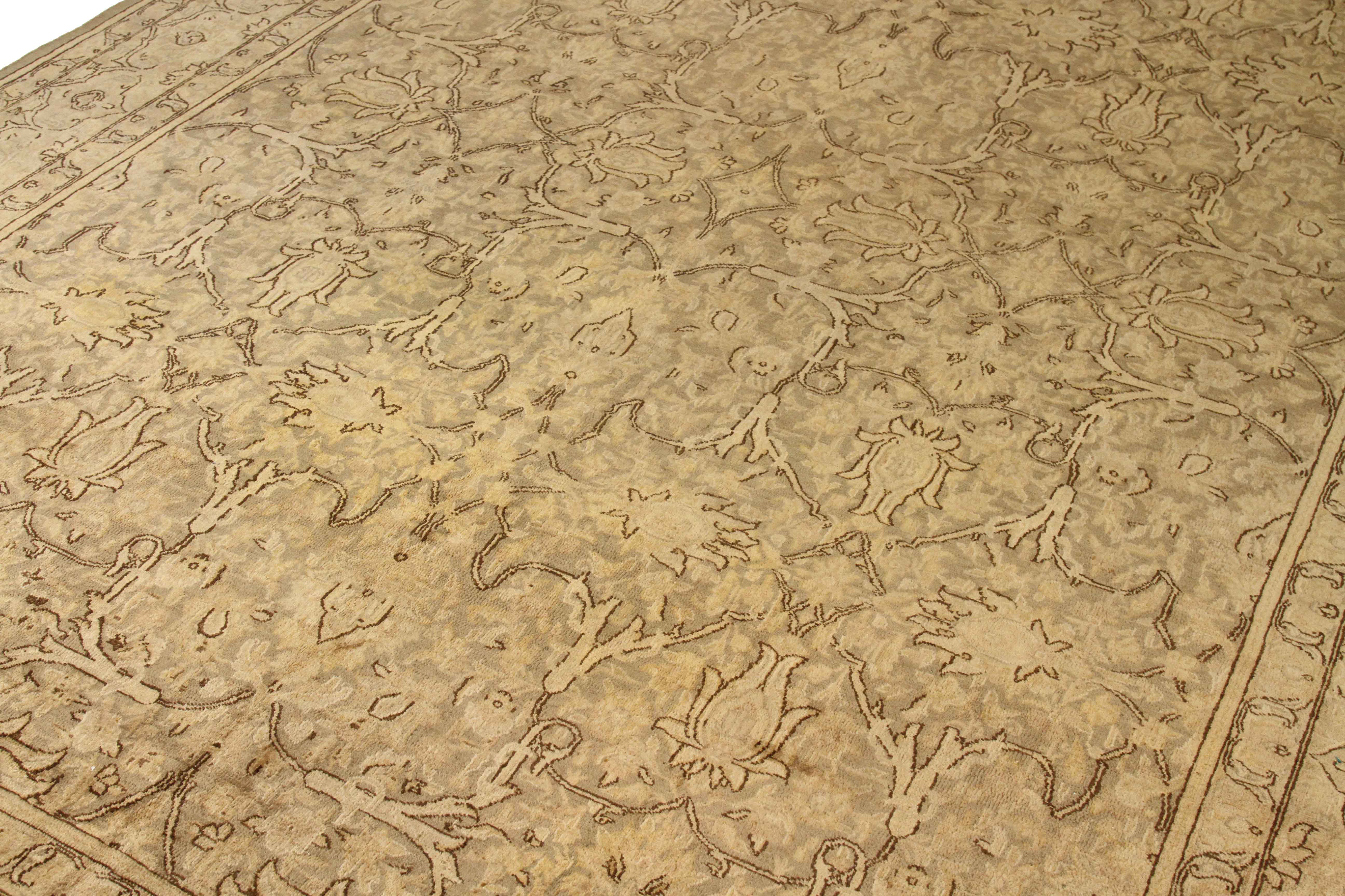 Thumbnail 2 for Antique Persian Kerman Transitional Rug 11507