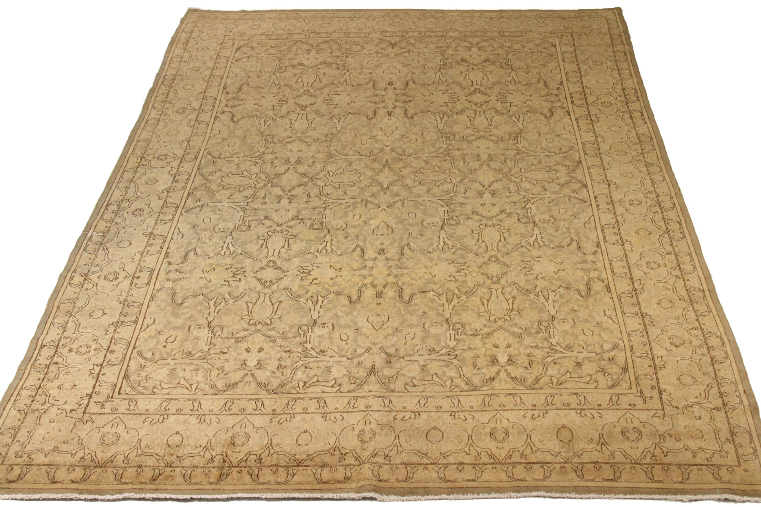 Thumbnail 15 for Antique Persian Kerman Transitional Rug 11507