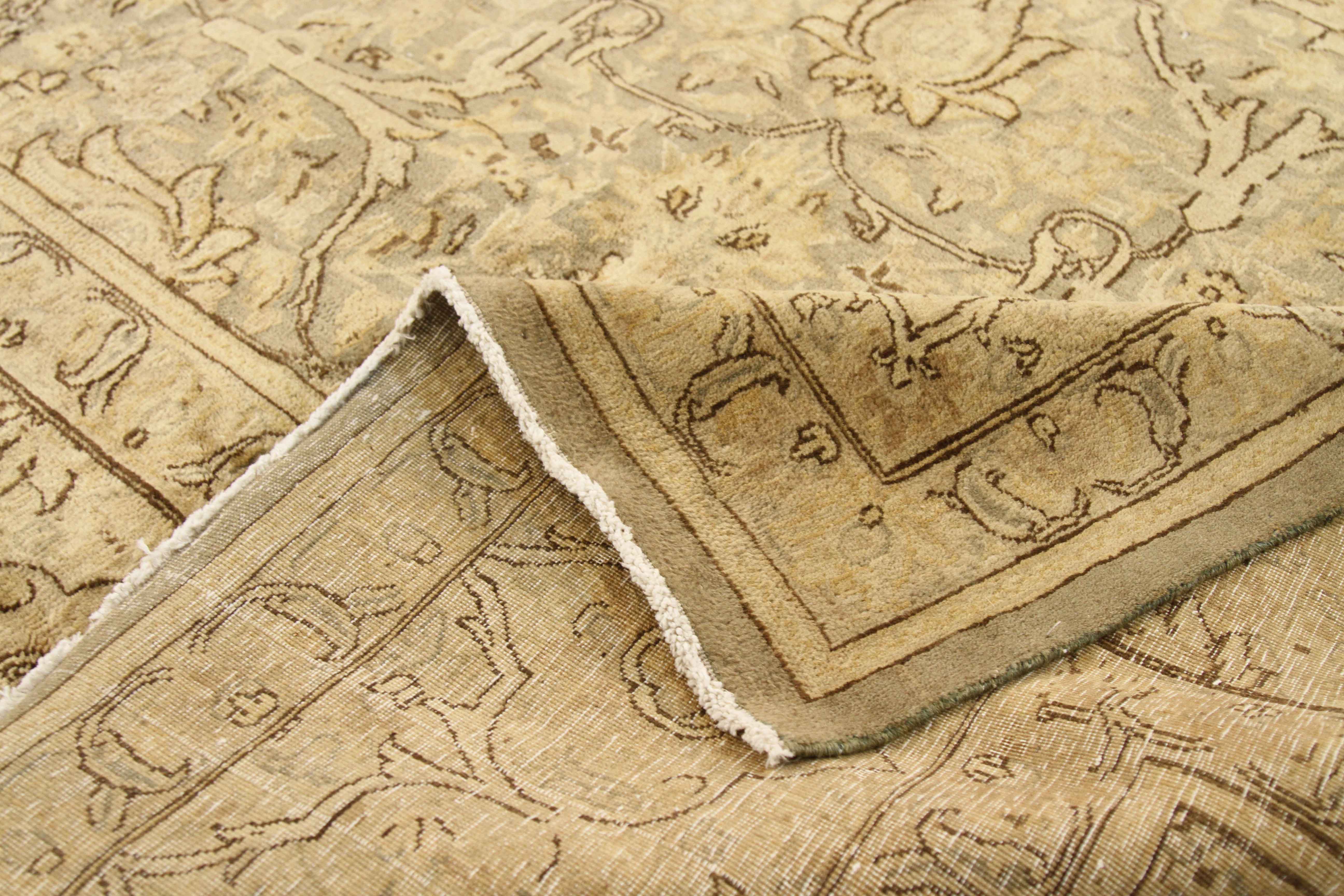 Thumbnail 4 for Antique Persian Kerman Transitional Rug 11519