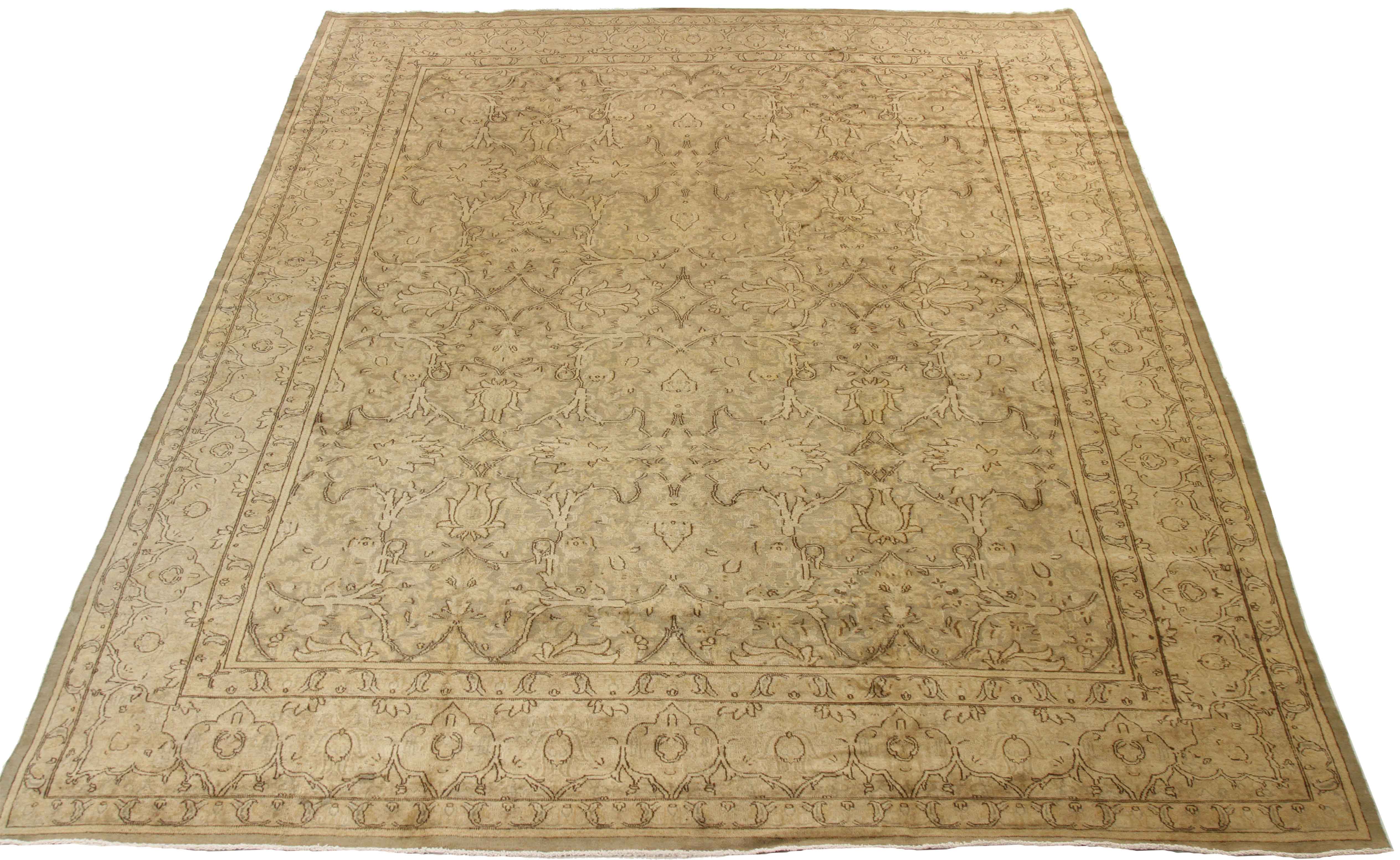 Thumbnail 12 for Antique Persian Kerman Transitional Rug 11519
