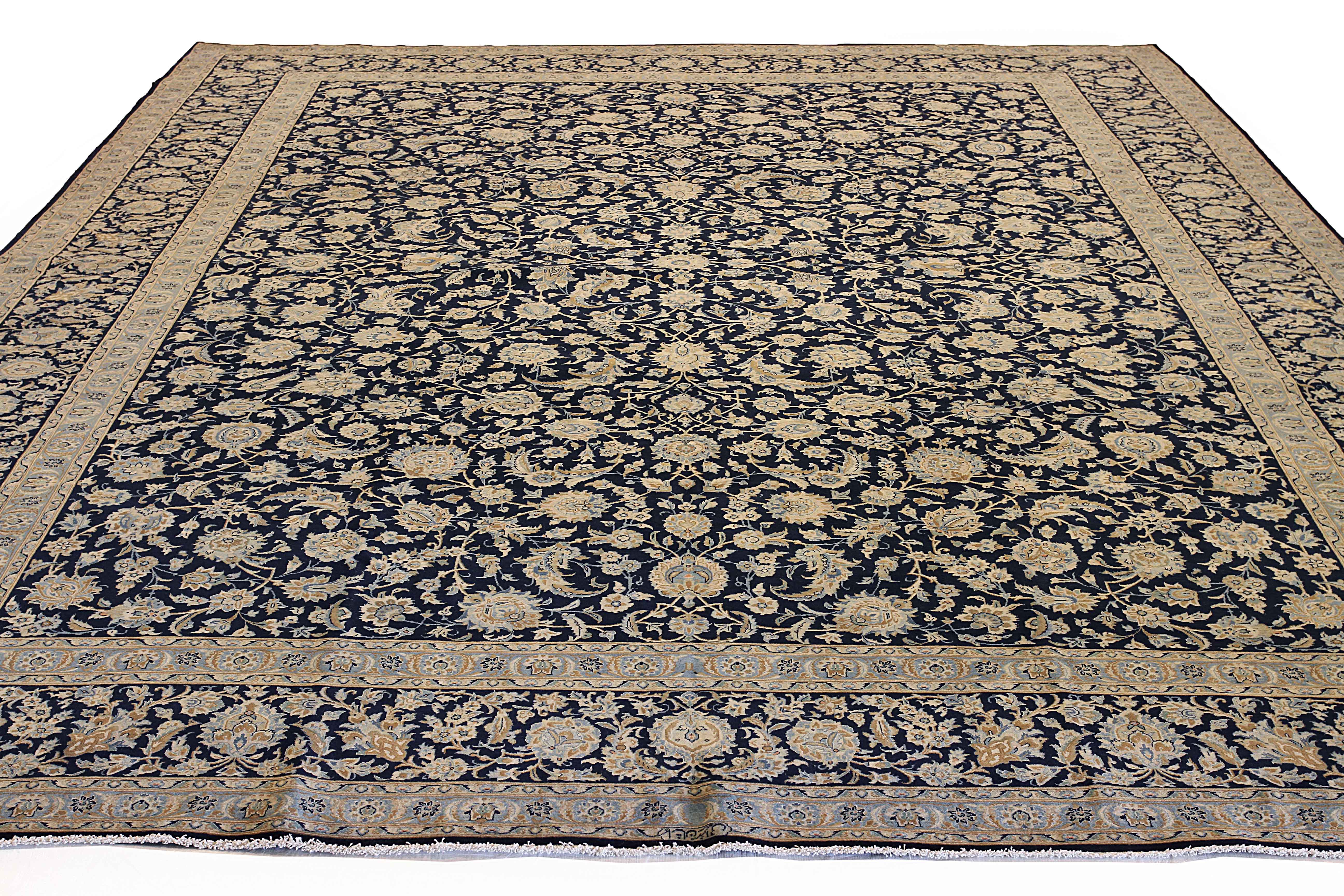 Thumbnail 2 for Antique Persian Kashan Traditional Rug 11524