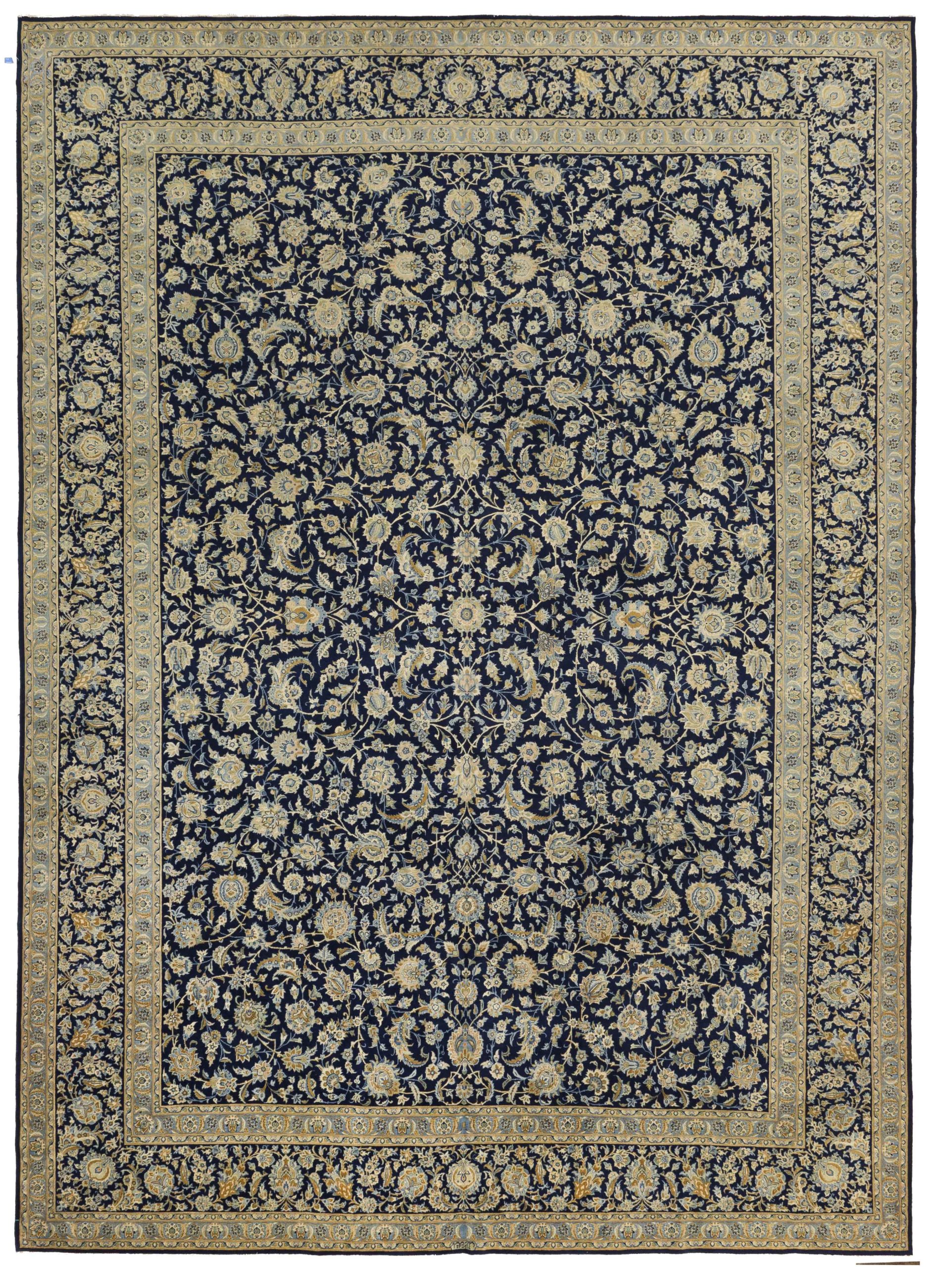 Thumbnail 7 for Antique Persian Kashan Traditional Rug 11524