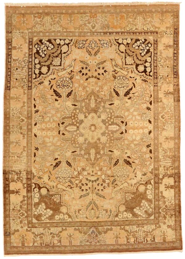 Thumbnail 12 for Antique Persian Tabriz Transitional Rug 72459
